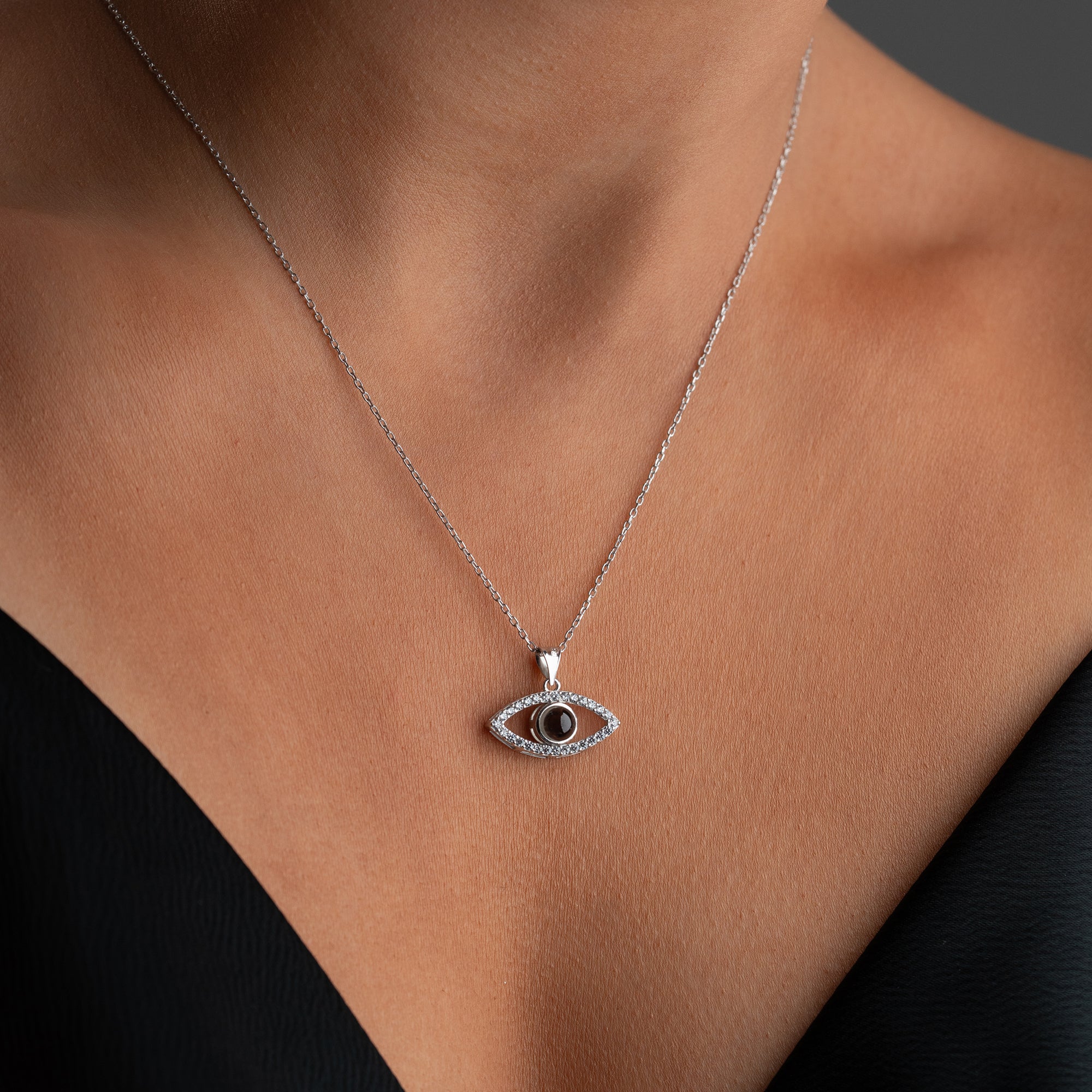 PHOTO ENGRAVING NECKLACE | 925 SILVER 