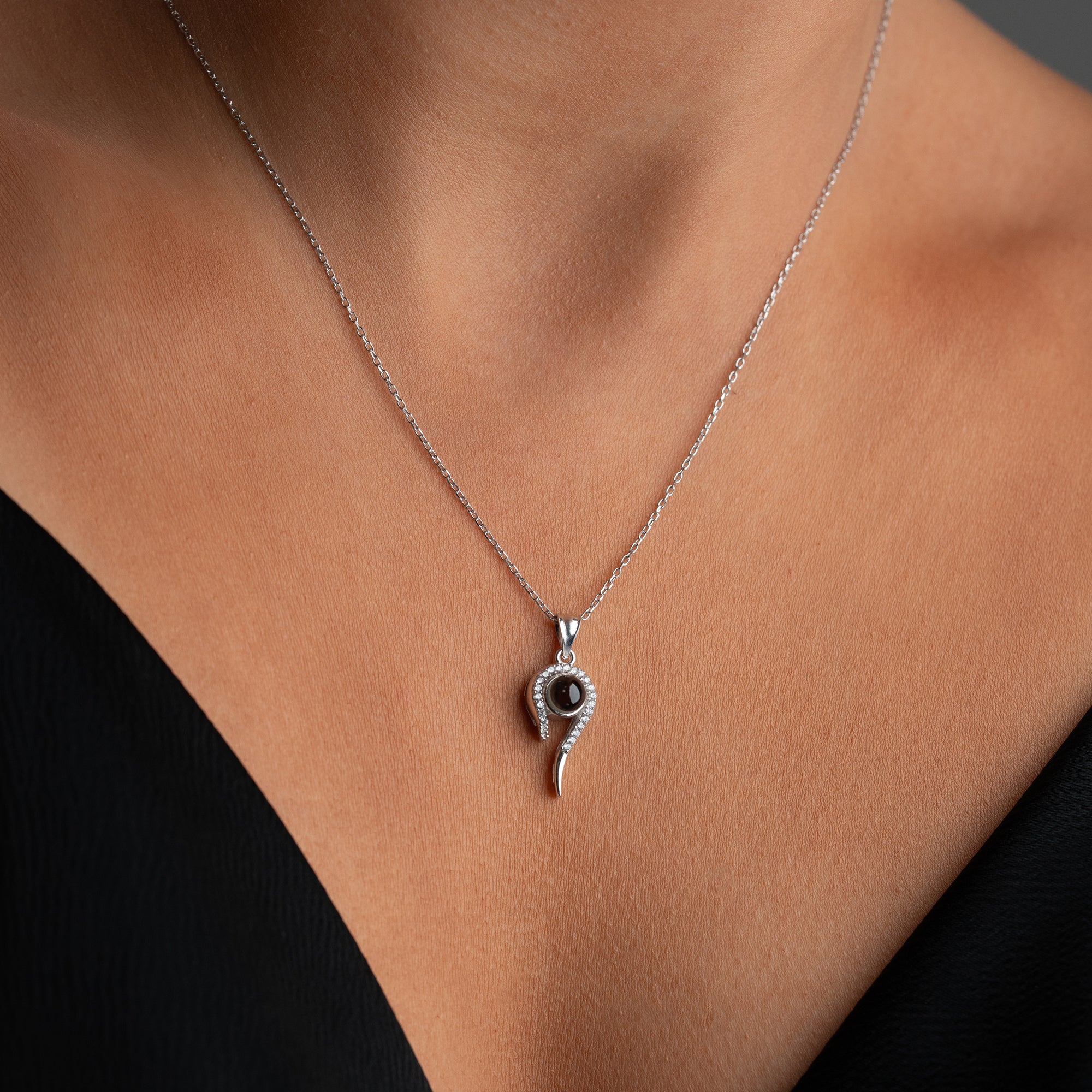 PHOTO ENGRAVING NECKLACE | 925 SILVER 