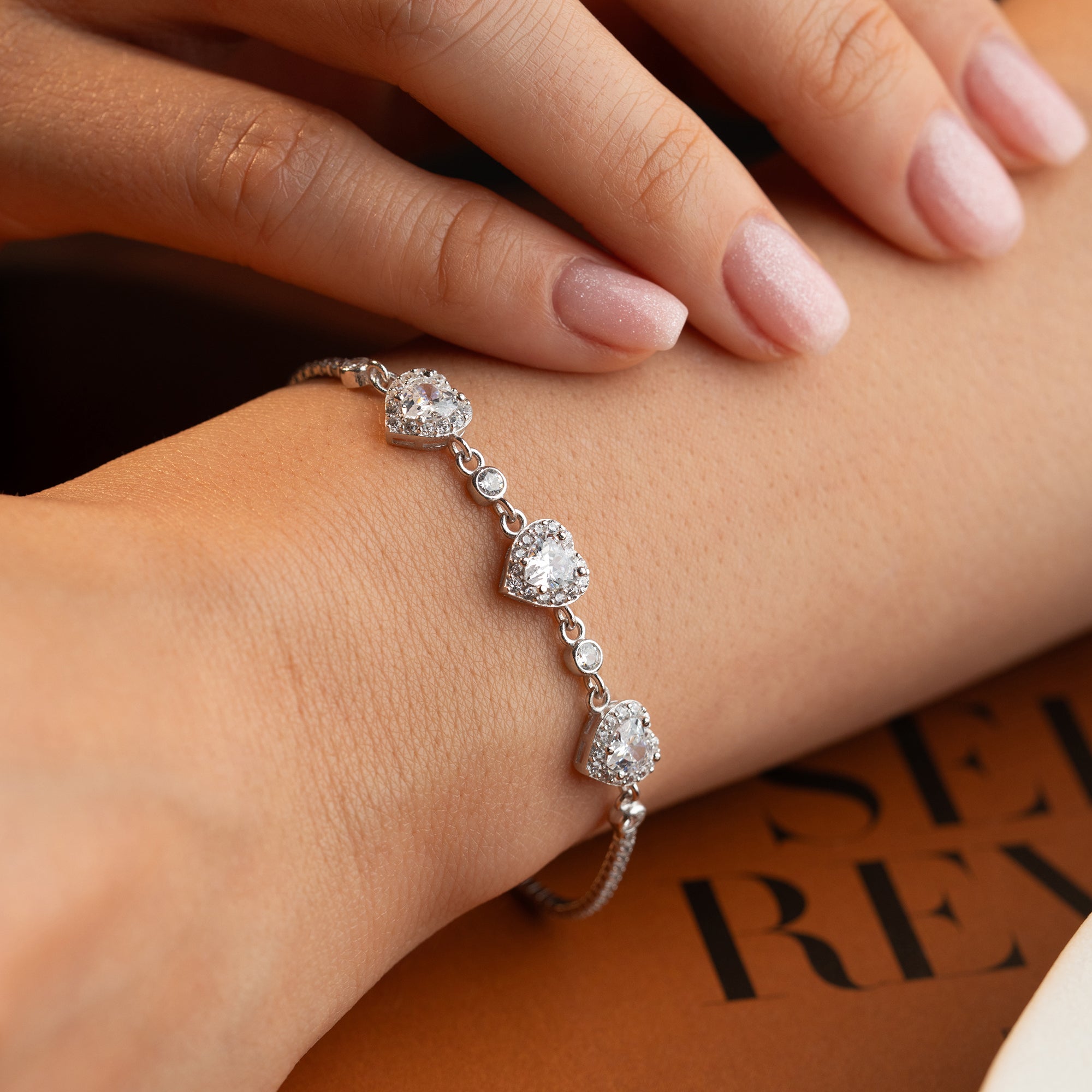 HERZ ARMREIFE | 925 SILBER