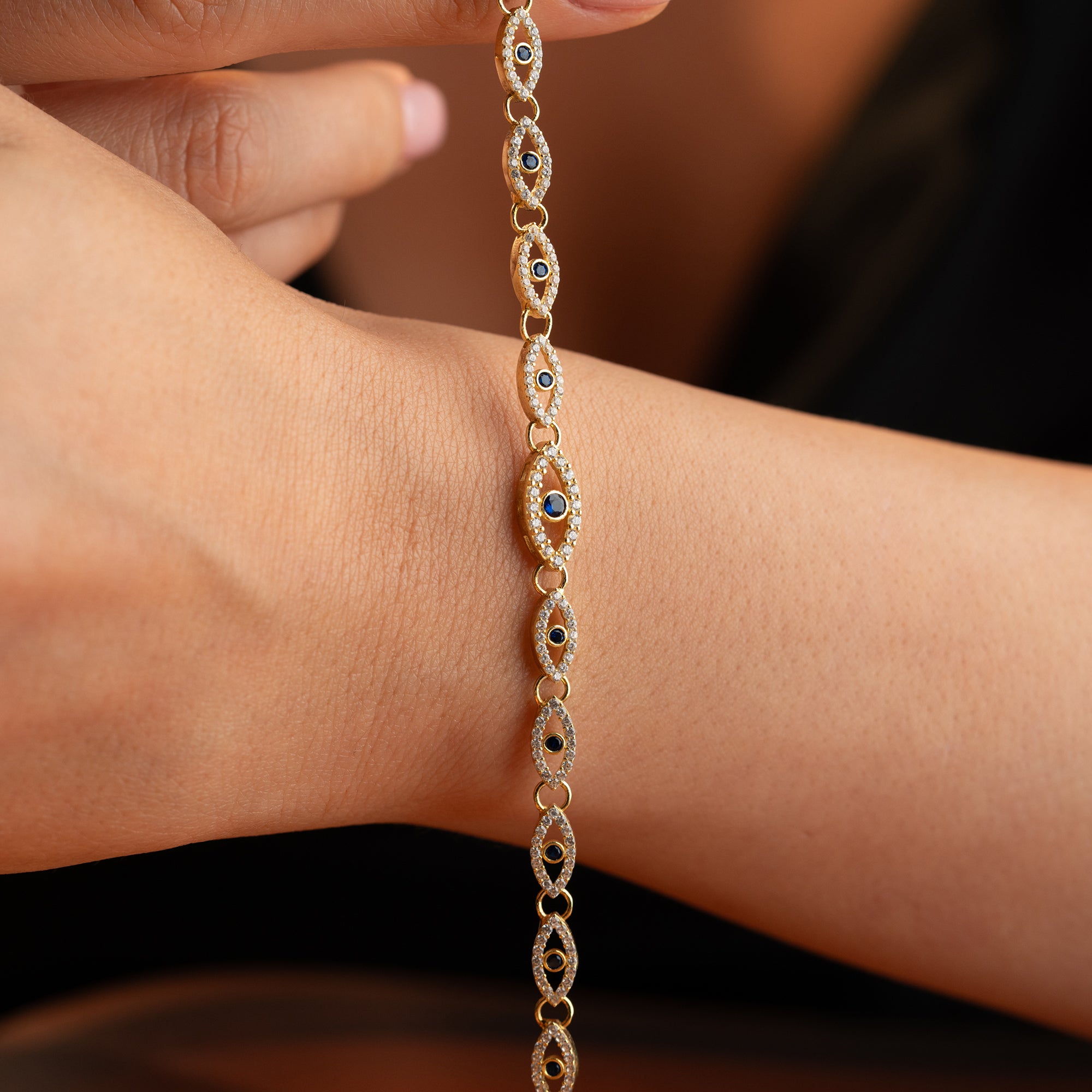 AUGE ARMKETTE | 925 SILBER