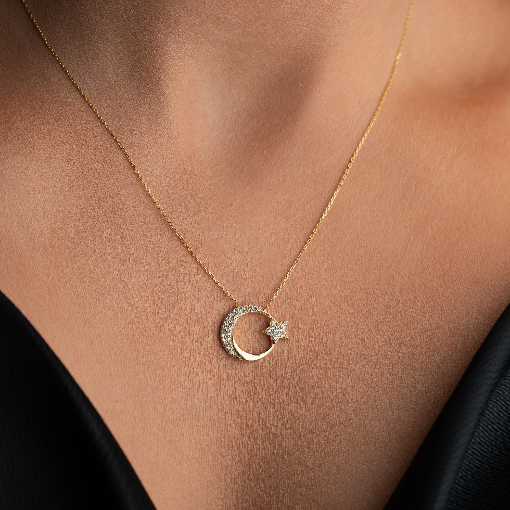 AYYILDIZ HALSKETTE | 925 SILBER