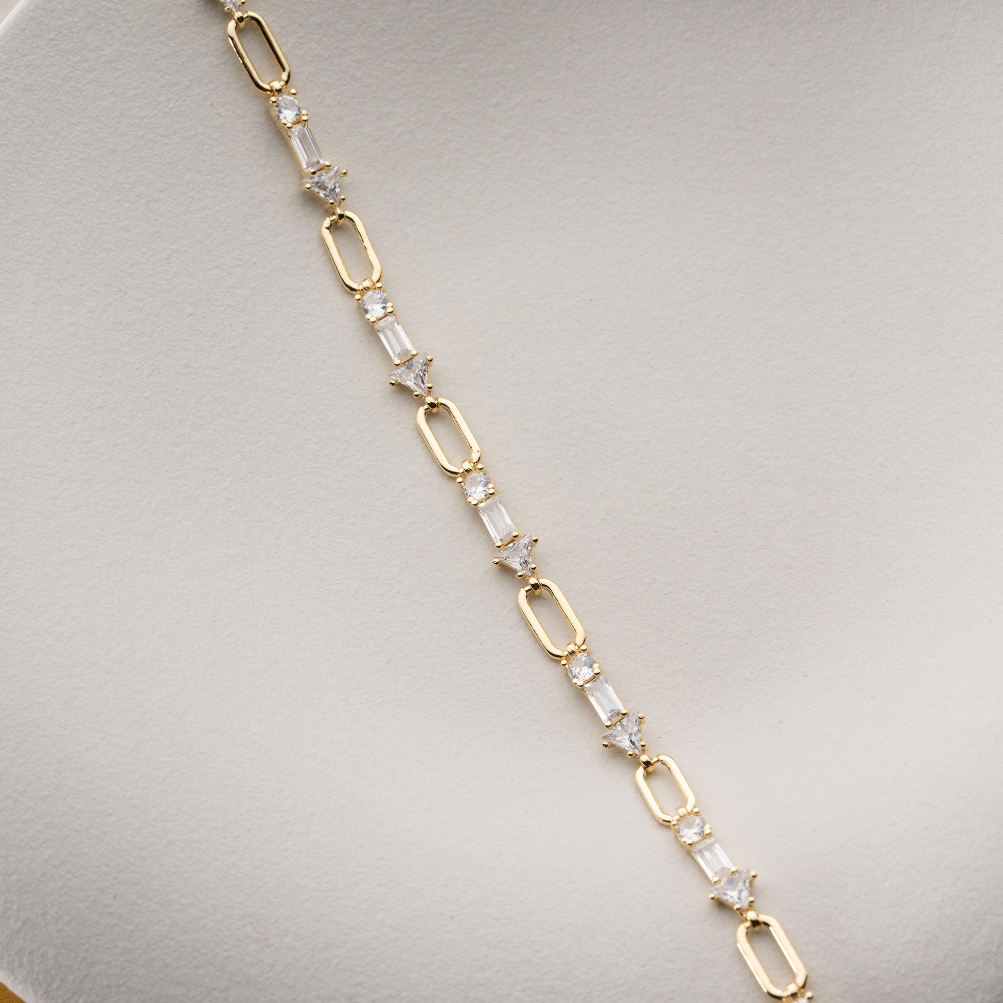 FEIL ZIRKONIA ARMKETTE | 925 SILBER