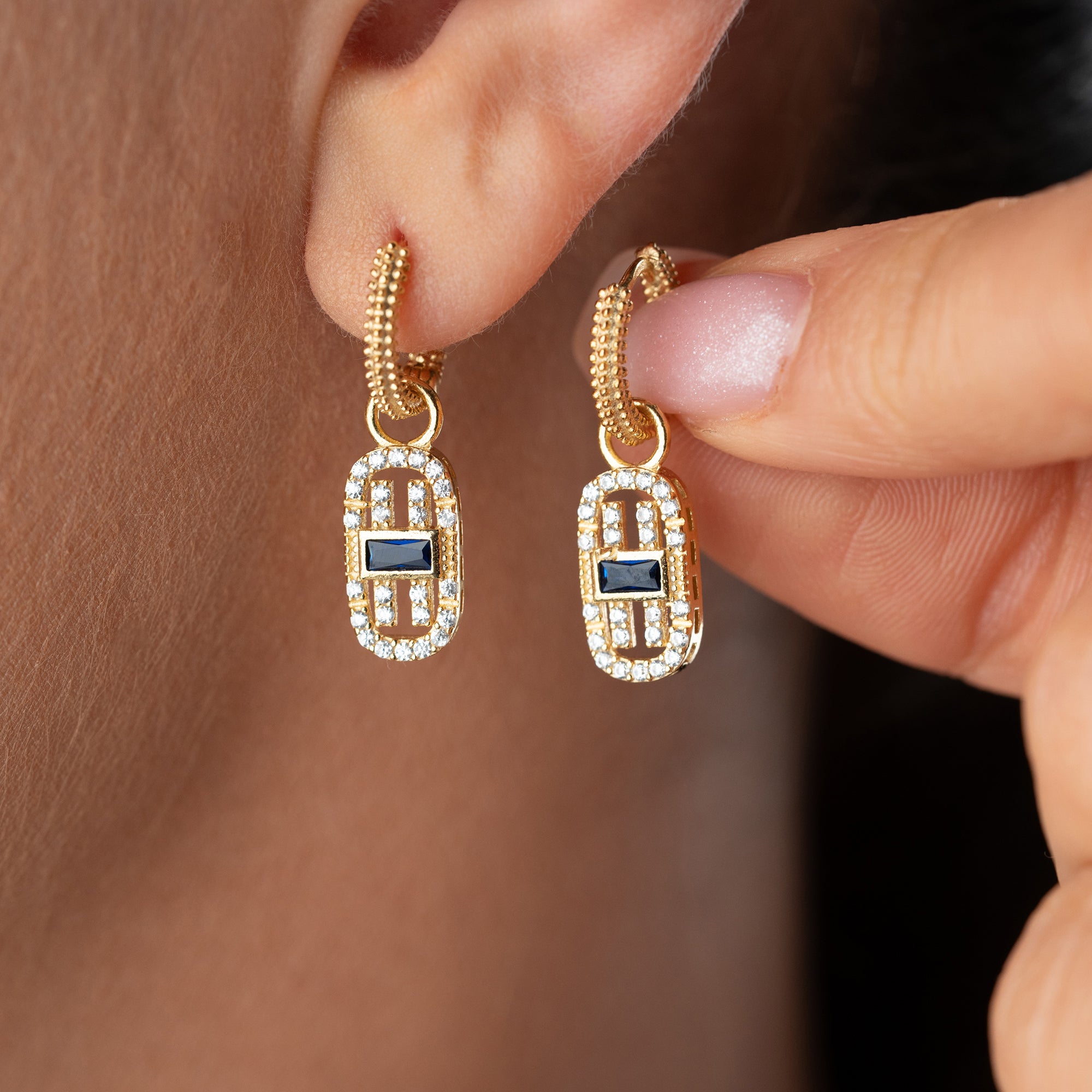 OLVIE EARRINGS | 925 SILVER