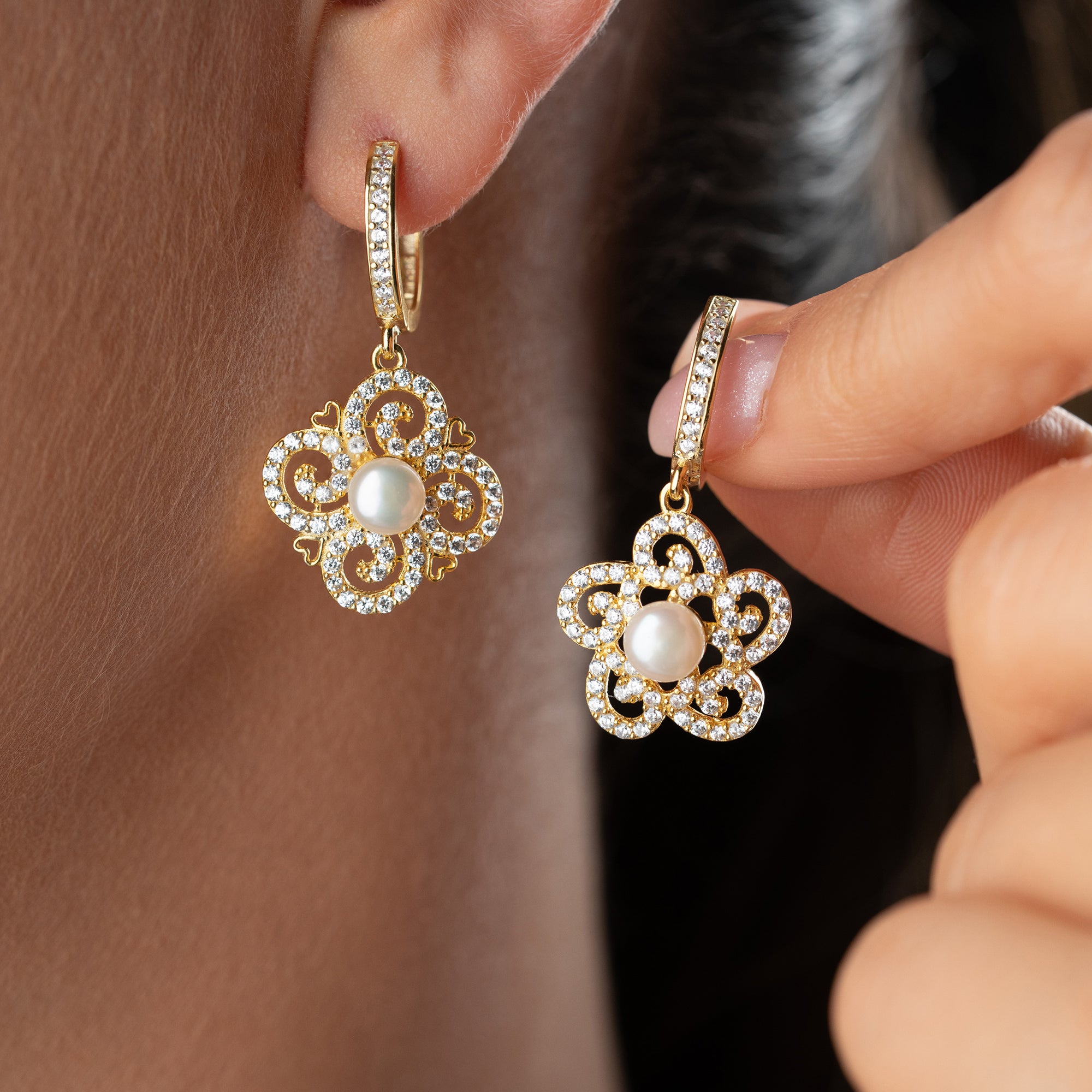 OLVIE EARRINGS | 925 SILVER
