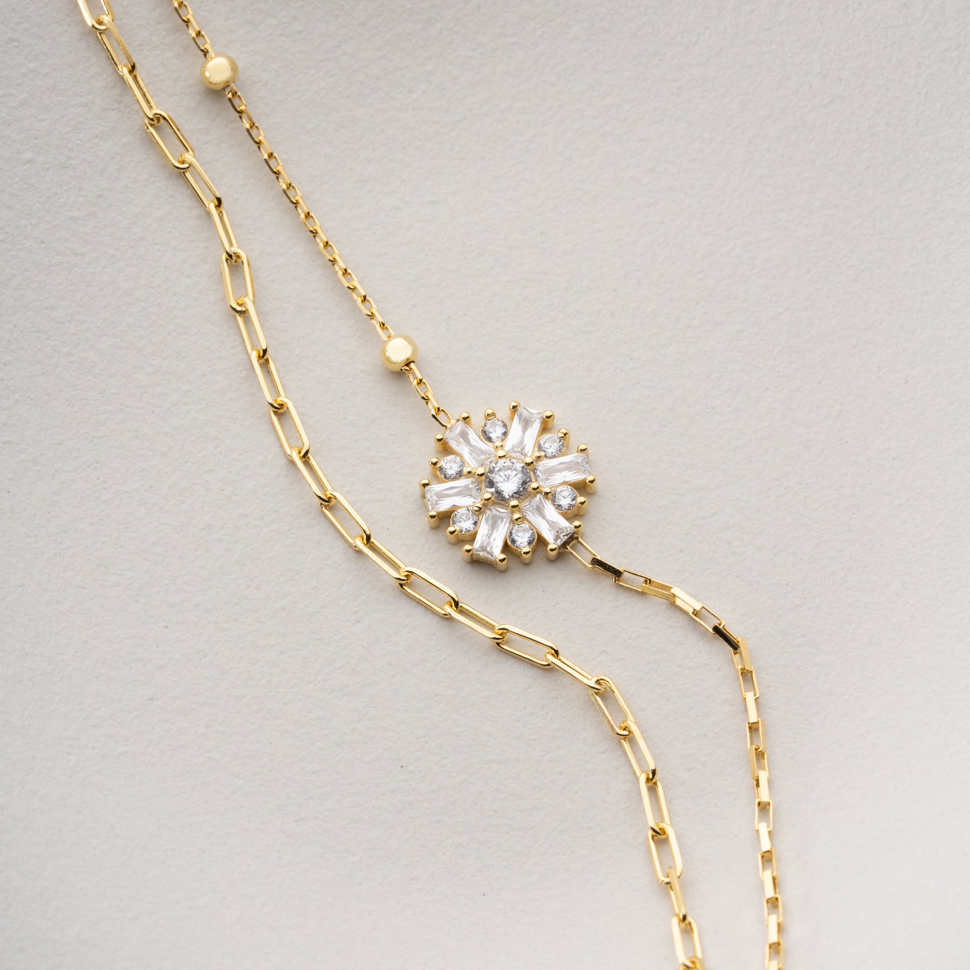 SCHNEEFLOCKE ARMKETTE | 925 SILBER
