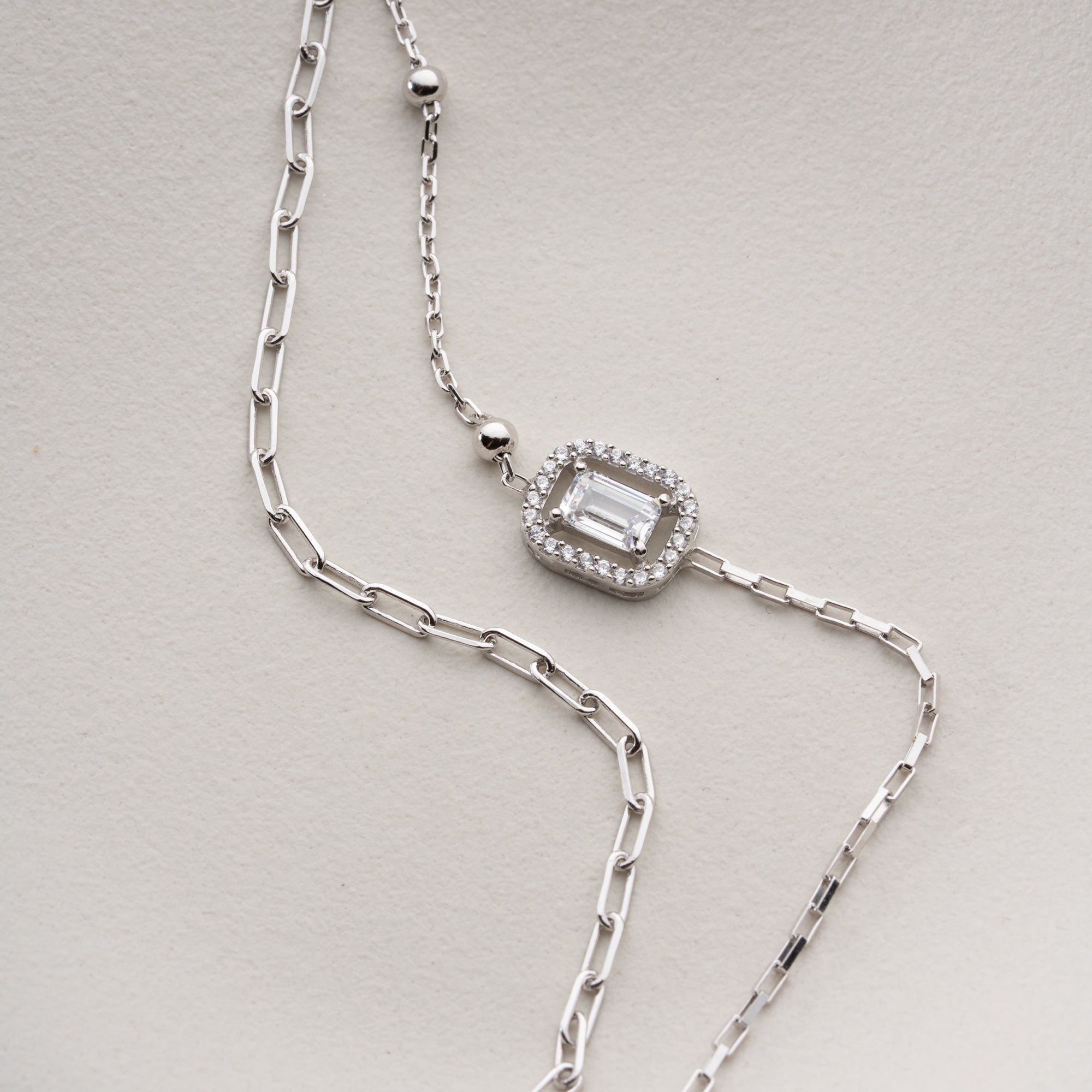 DUO BAGUETTE ARMKETTE | 925 SILBER