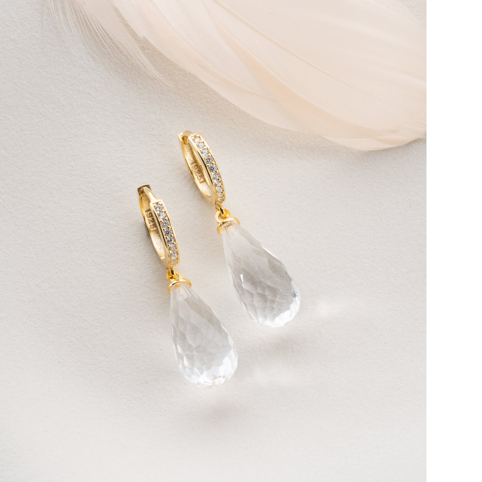 Zirconia Cloverleaf Earrings | 925 Silver