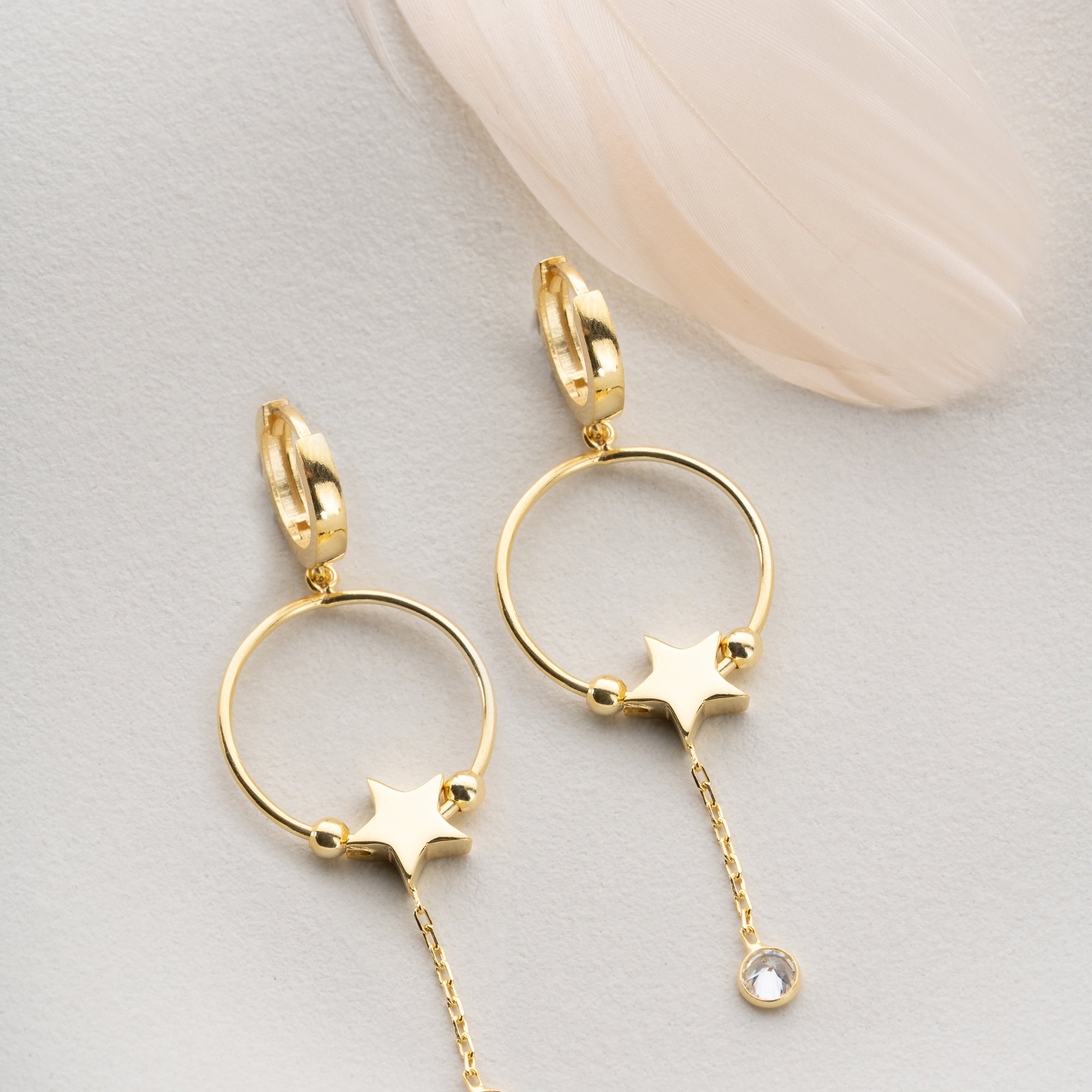 Zirconia Cloverleaf Earrings | 925 Silver