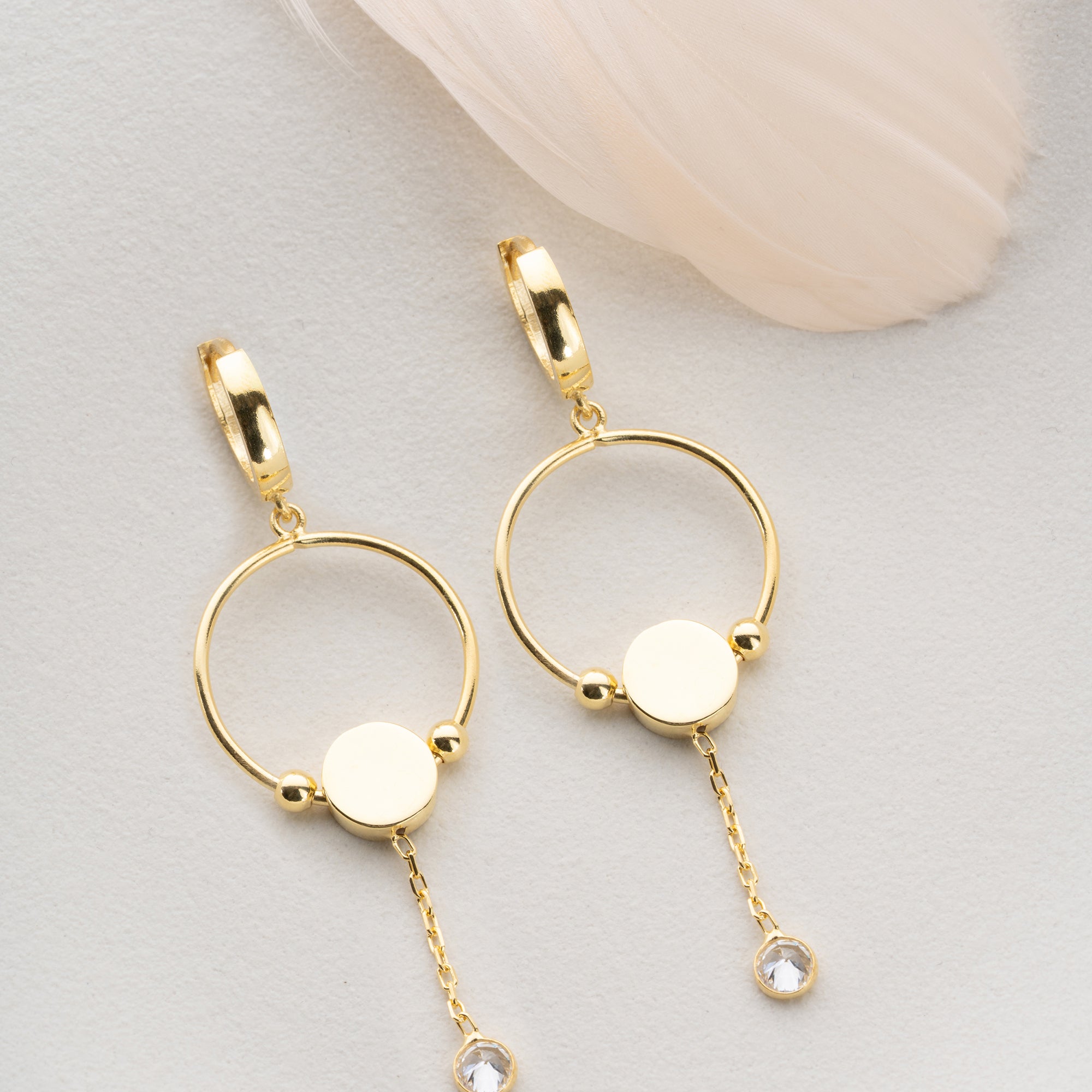 Zirconia Cloverleaf Earrings | 925 Silver