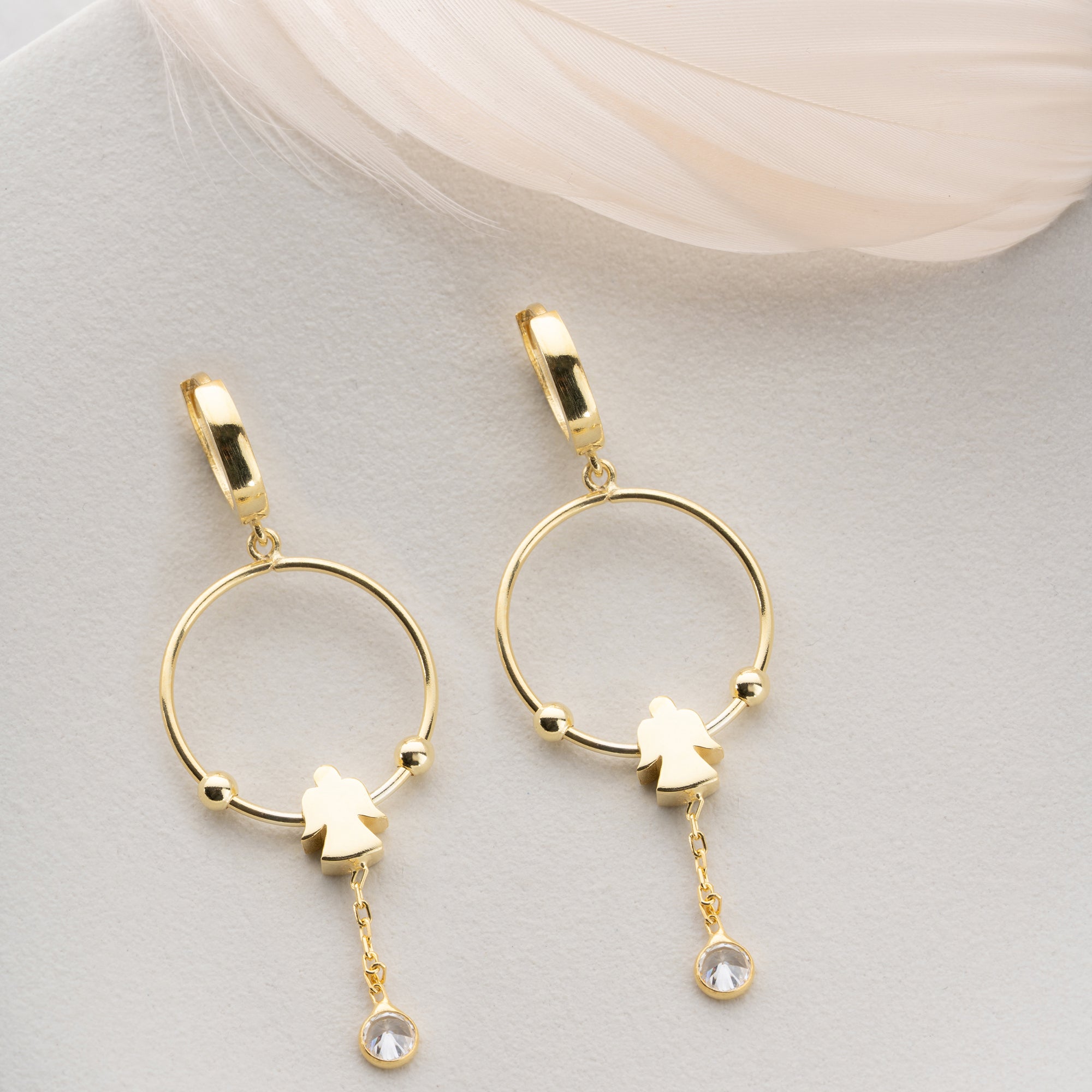 Zirconia Cloverleaf Earrings | 925 Silver
