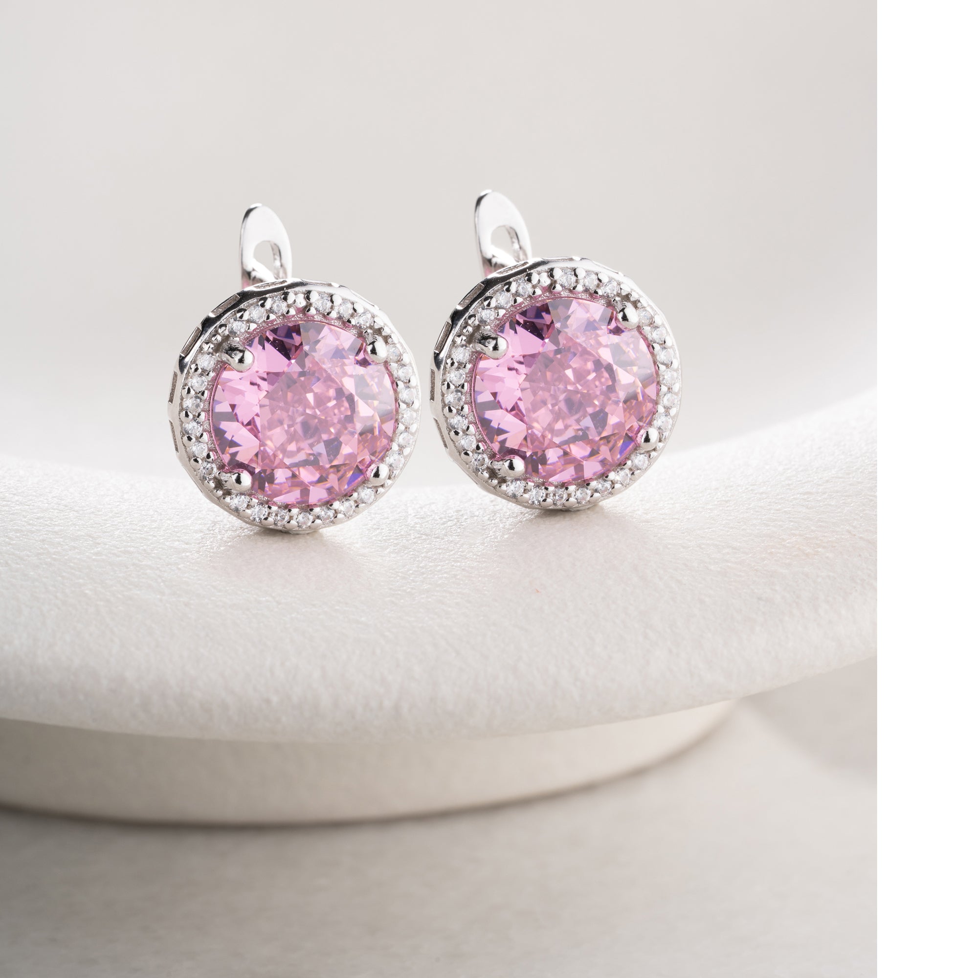 Zirconia Cloverleaf Earrings | 925 Silver