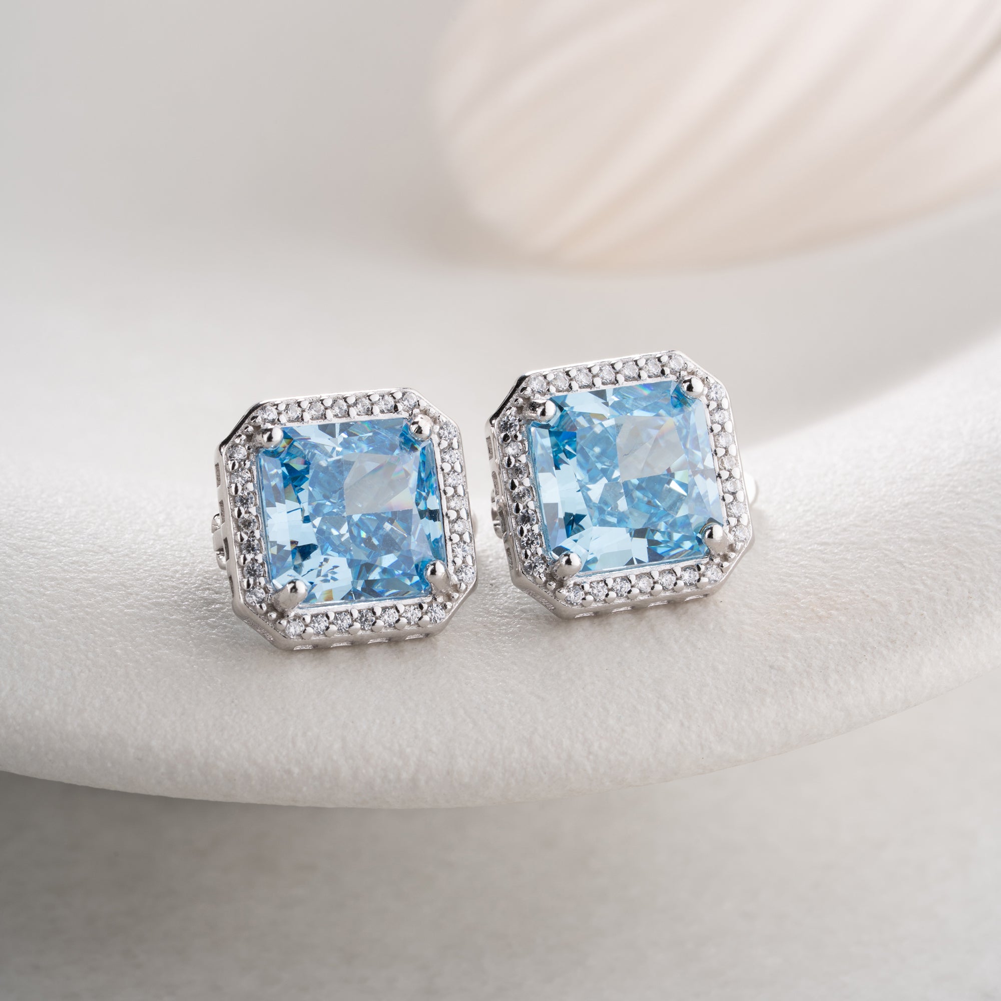 Zirconia Cloverleaf Earrings | 925 Silver