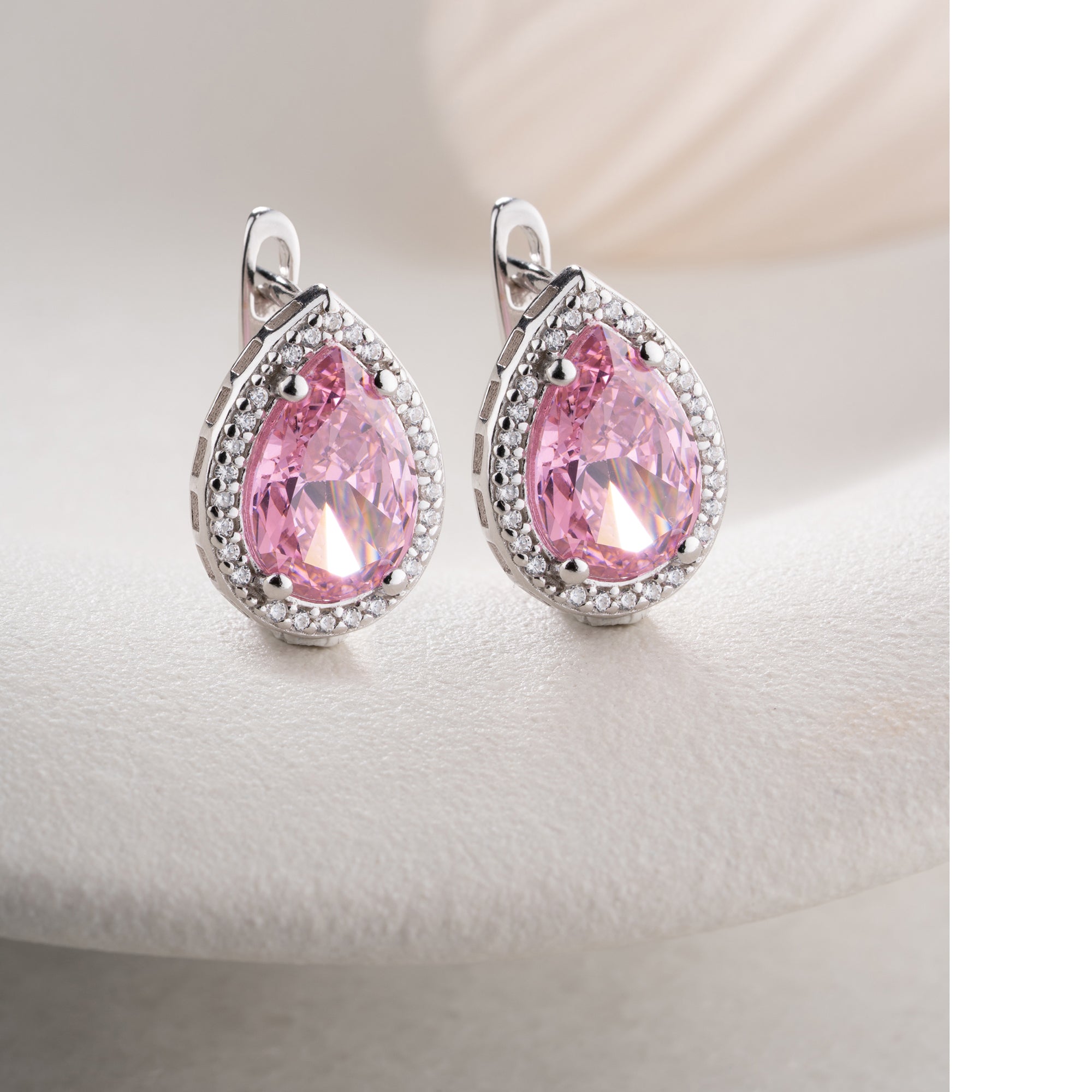 Zirconia Cloverleaf Earrings | 925 Silver