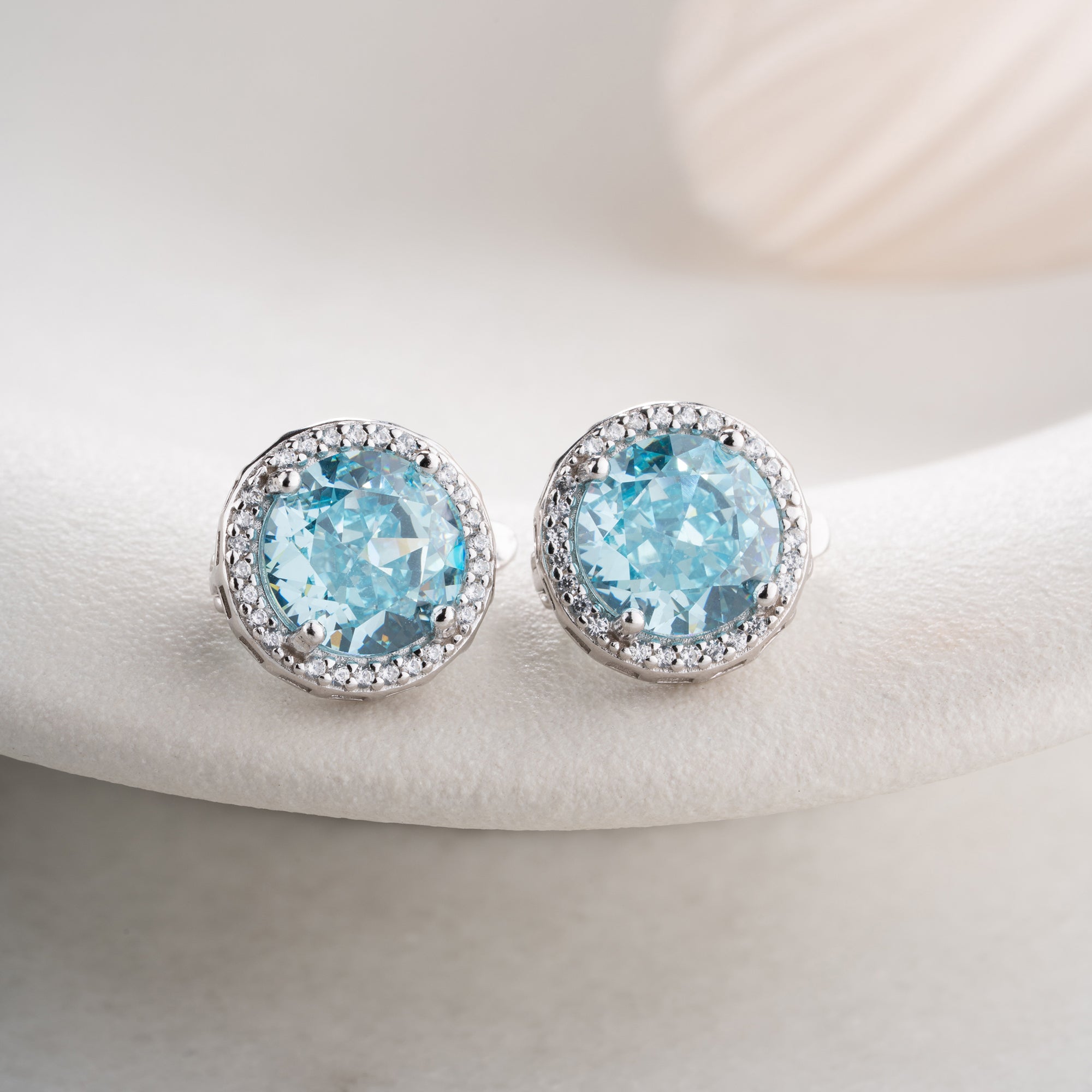 Zirconia Cloverleaf Earrings | 925 Silver