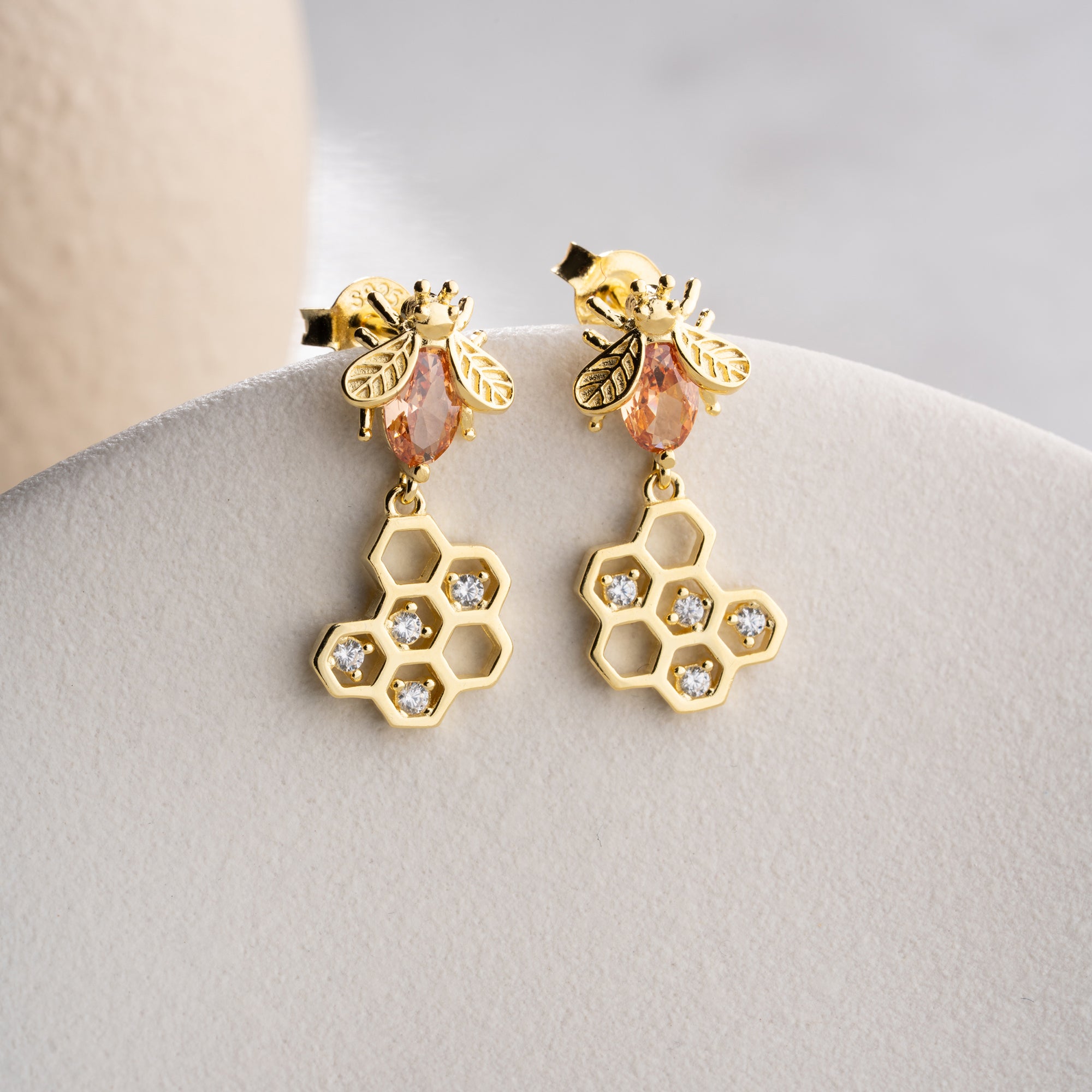 Zirconia Cloverleaf Earrings | 925 Silver