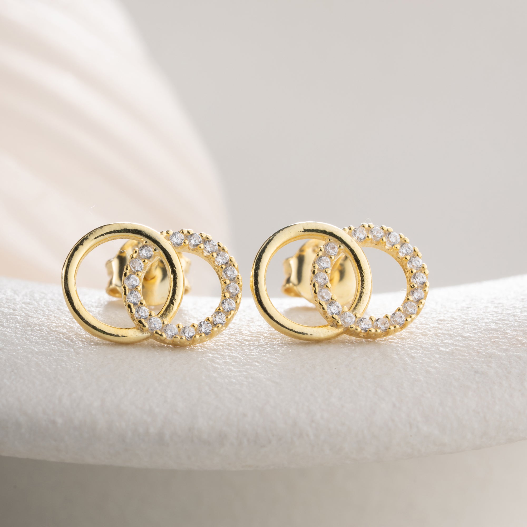 Zirconia Cloverleaf Earrings | 925 Silver