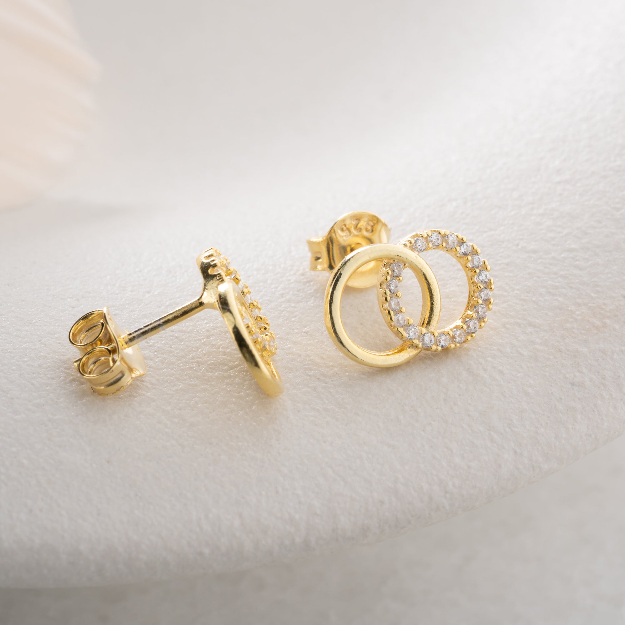 Zirconia Cloverleaf Earrings | 925 Silver
