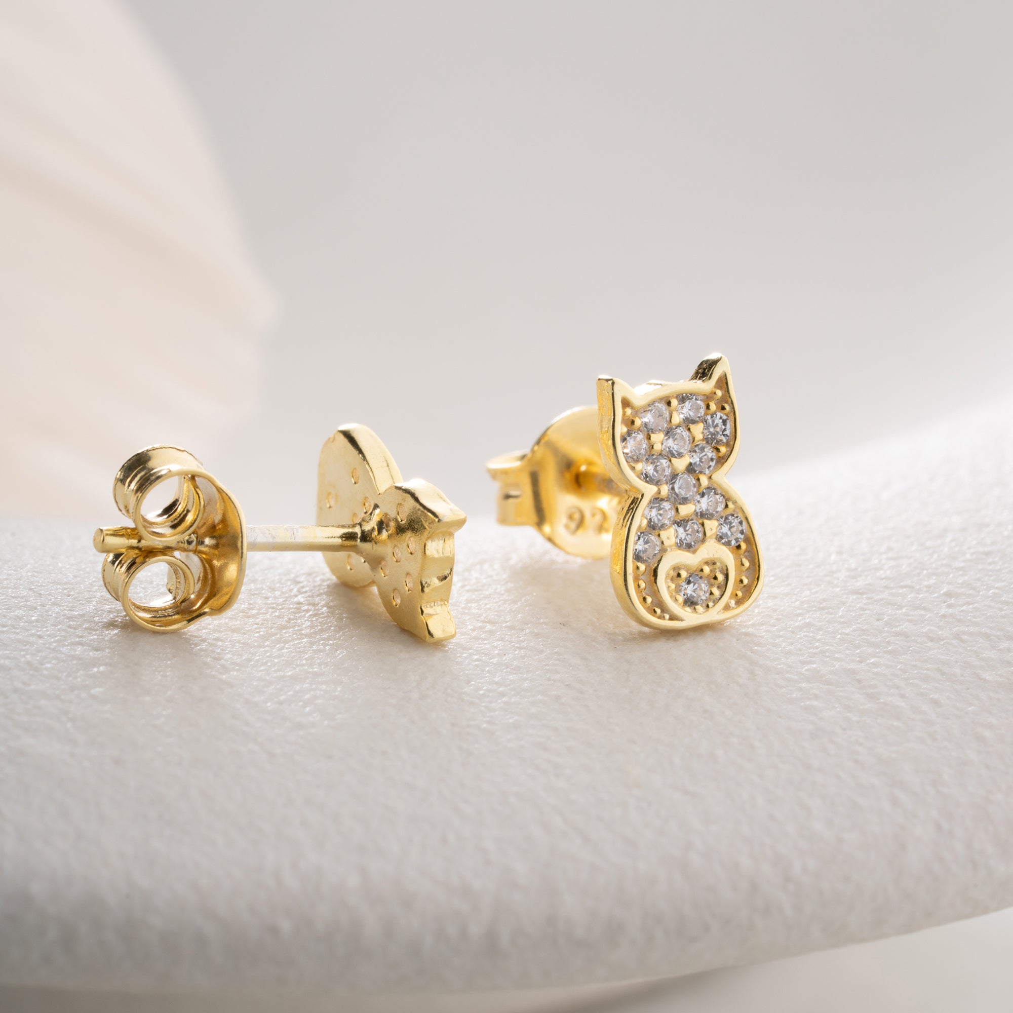 Zirconia Cloverleaf Earrings | 925 Silver