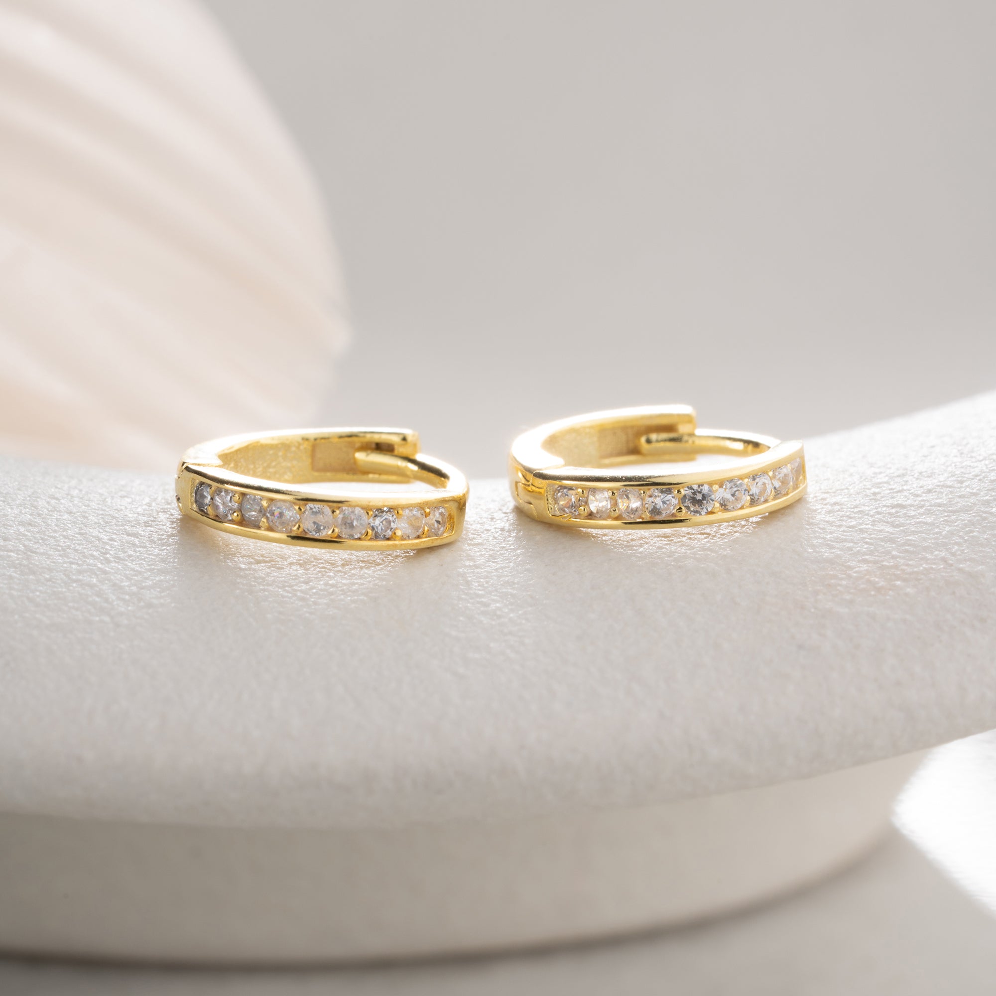 RING AUS ZIRKONSTEIN  OHRRINGE | 925 SILBER