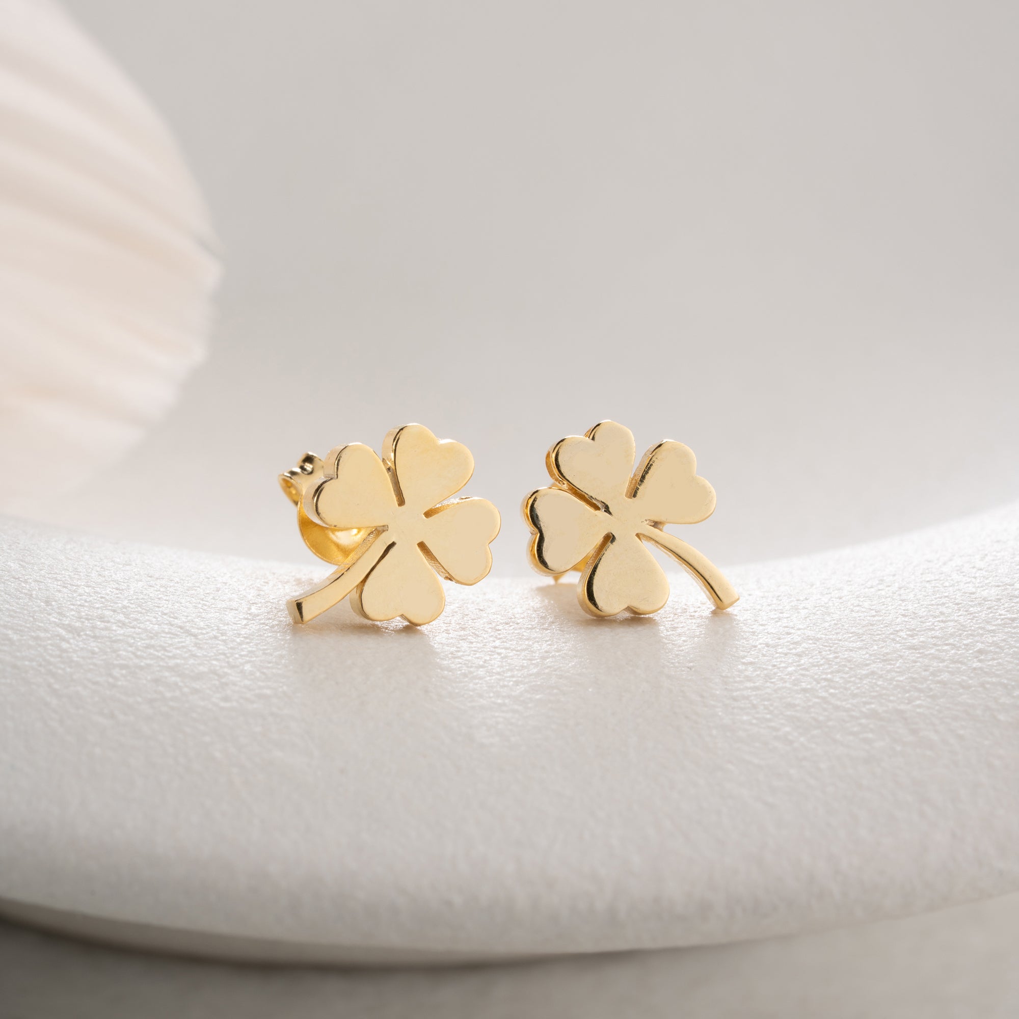 Zirconia Cloverleaf Earrings | 925 Silver