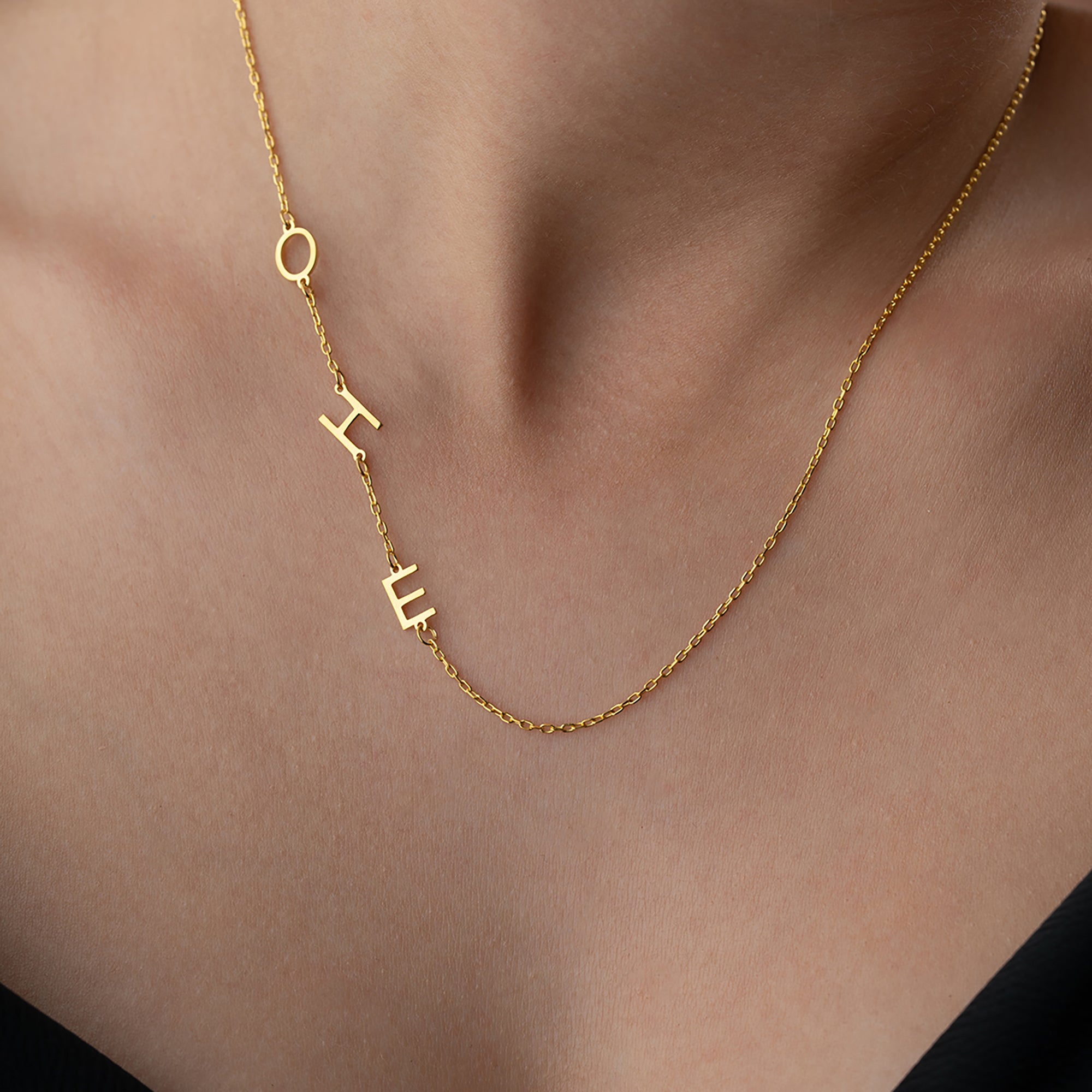 3ER BUCHSTABEN KETTE | 925 SILBER