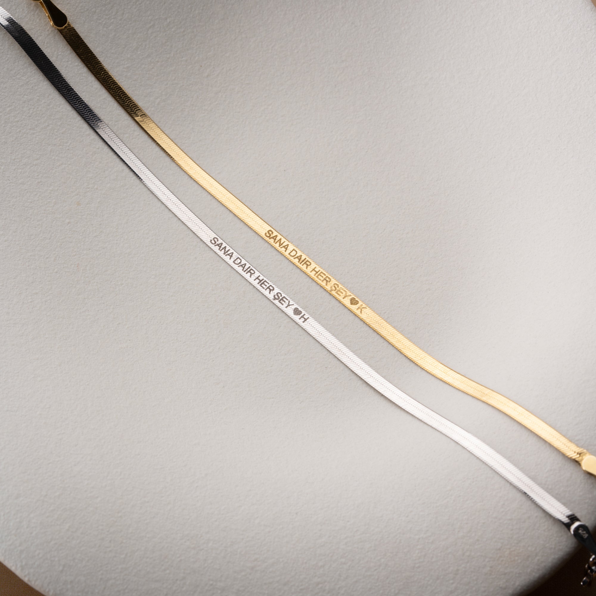 PERSONALISIERTE ITALIENISCHE PAAR-ARMBÄNDER | 925 SILBER