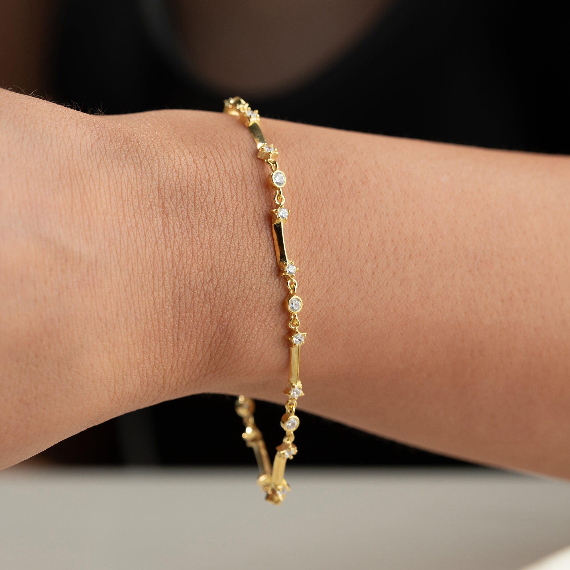 MULTI STERN ARMBAND | 925 SILBER