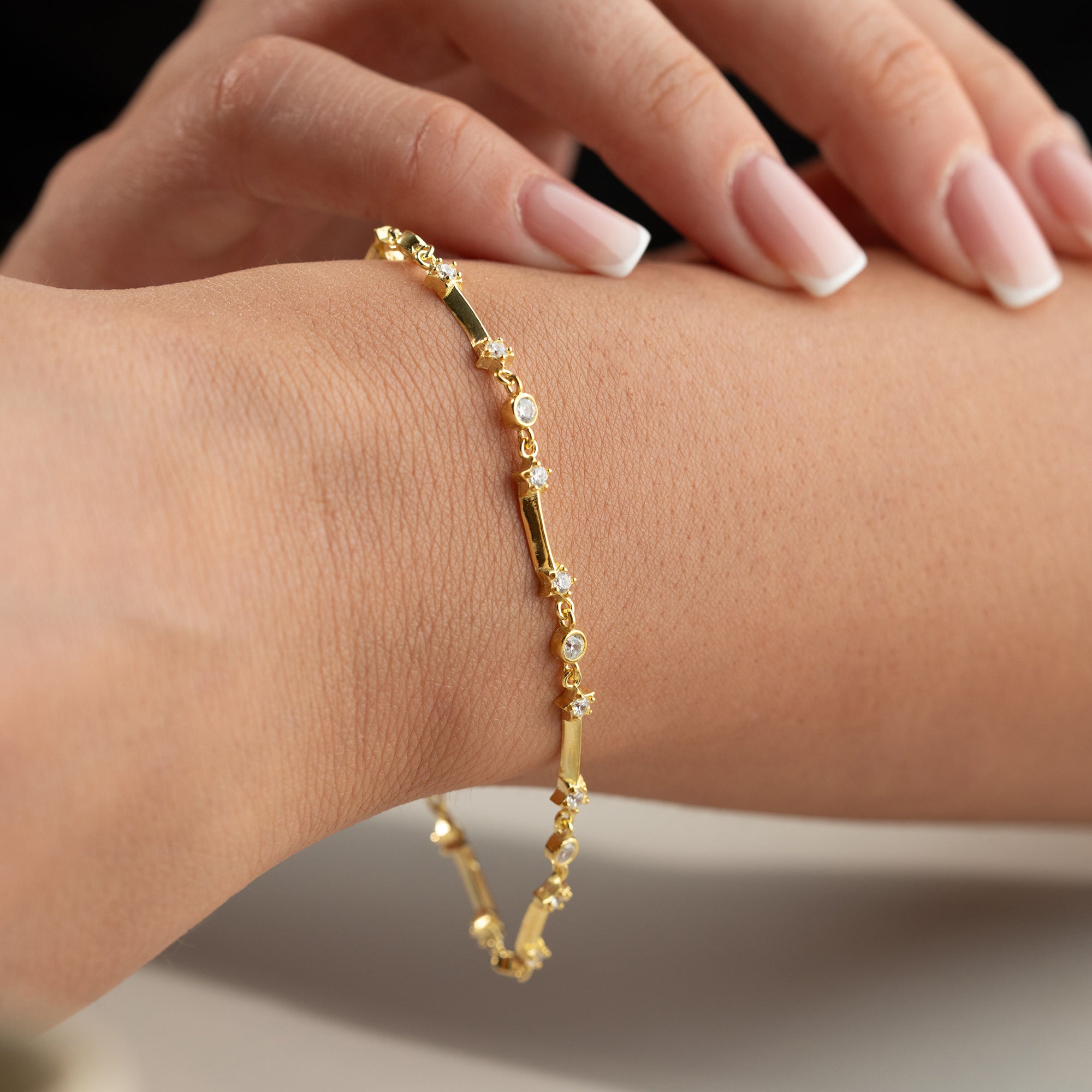 MULTI STERN ARMBAND | 925 SILBER