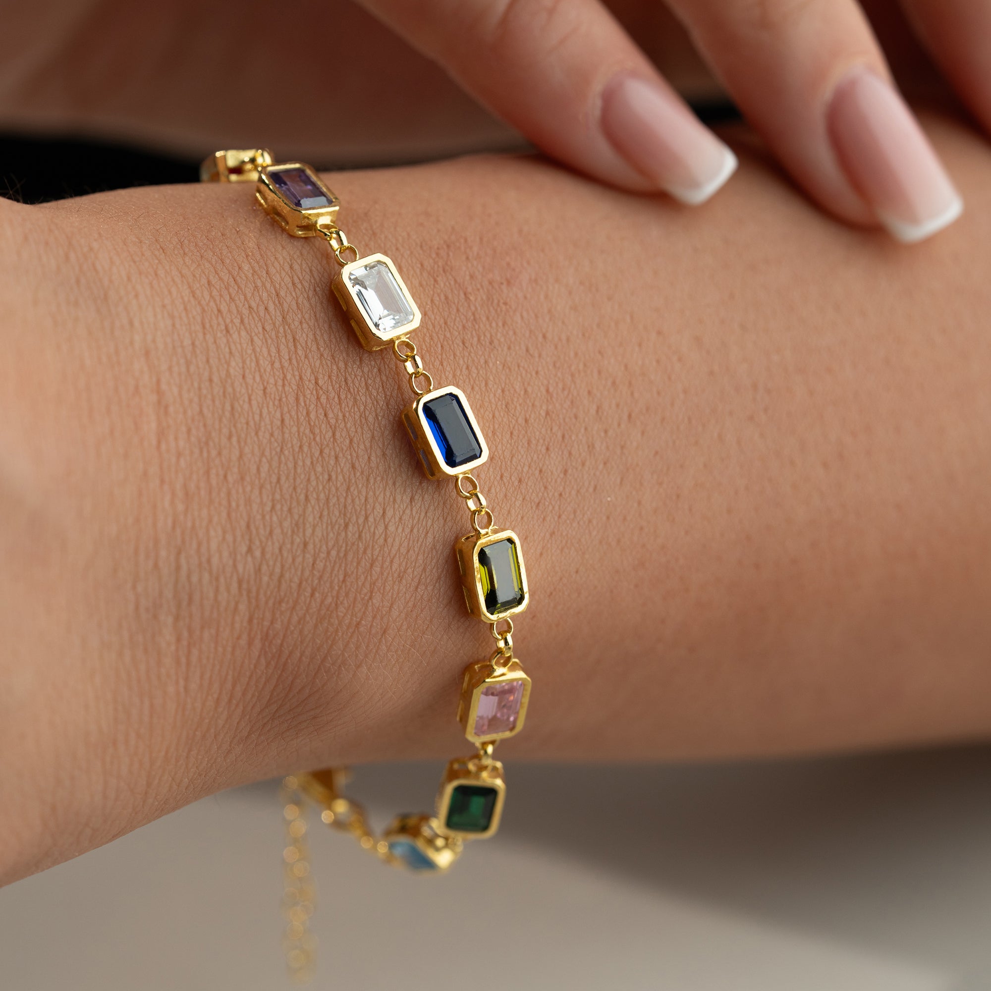 RUBIY ARMBAND | 925 SILBER