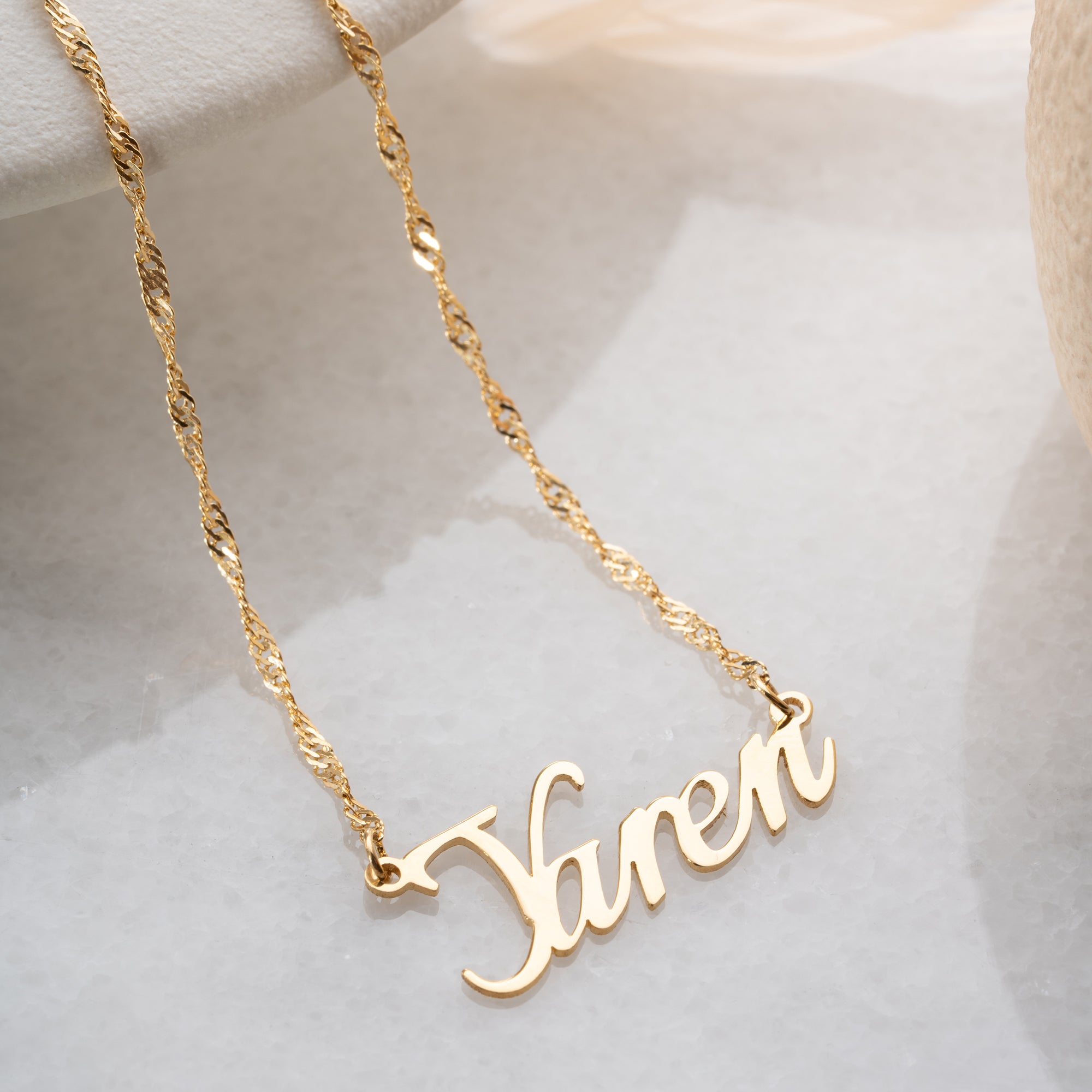 WAVE NAMENSKETTE | 925 SILBER