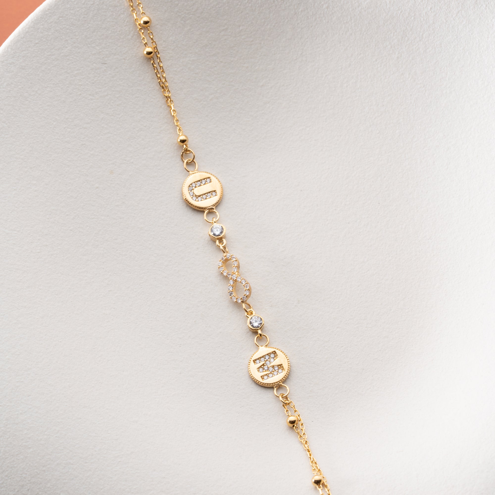 LETTER INFINITY LETTER ARMKETTE | 925 SILBER