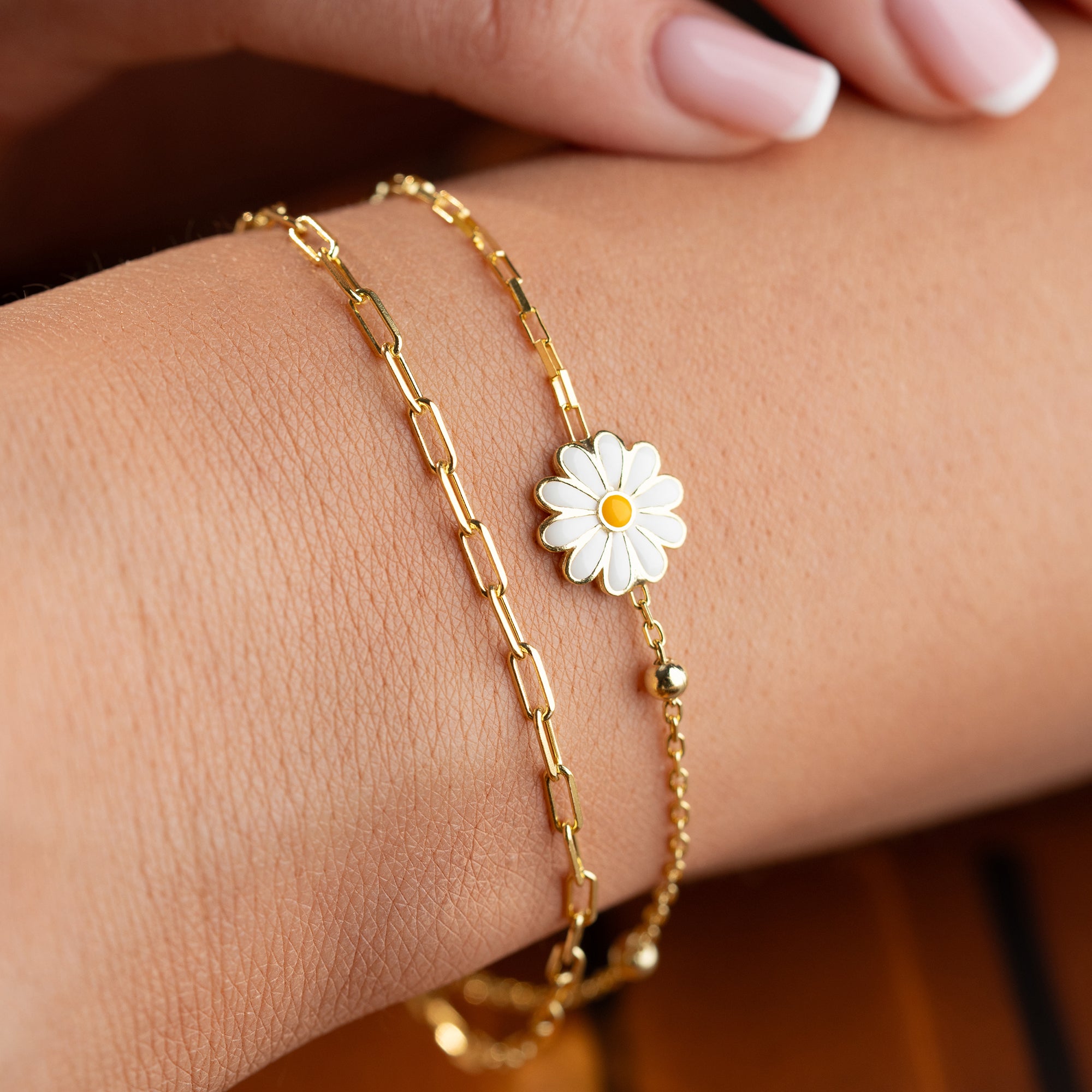 DUO DAISY ARMKETTE | 925 SILBER
