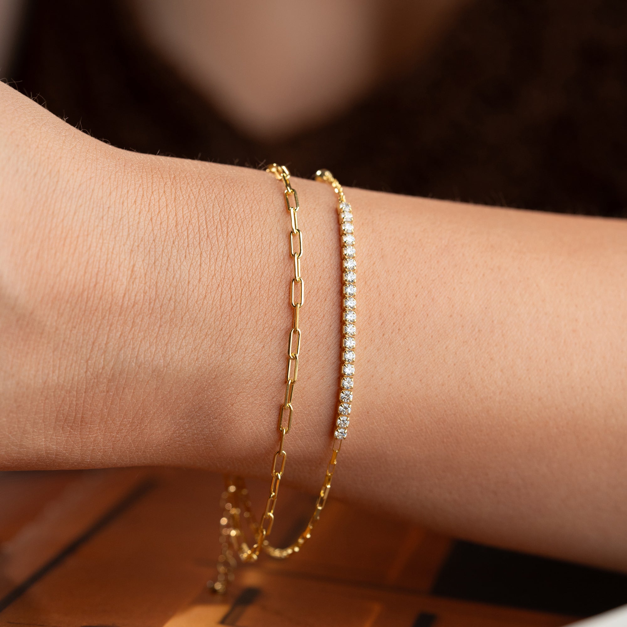 DUO CHAIN ARMKETTE | 925 SILBER