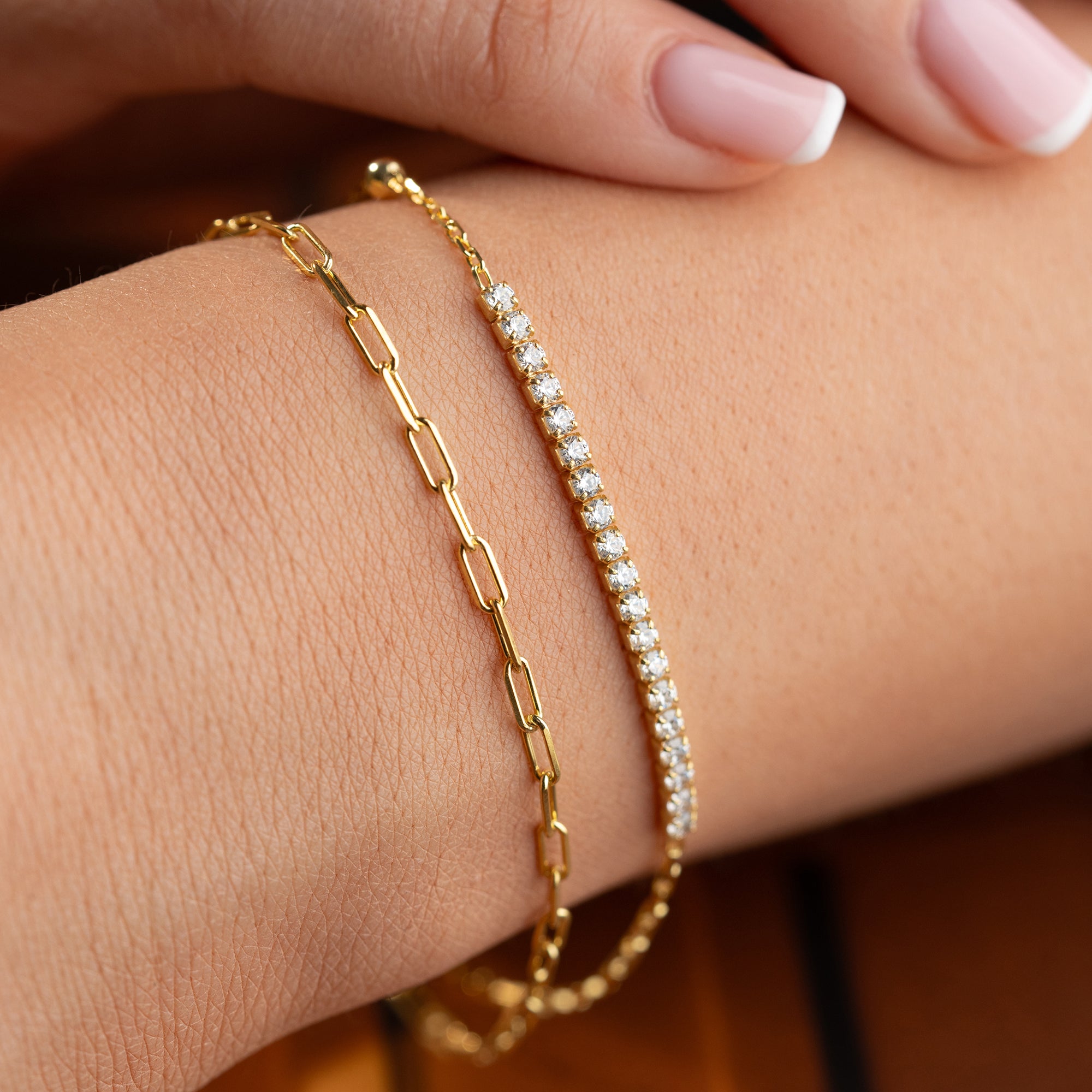 DUO CHAIN ARMKETTE | 925 SILBER