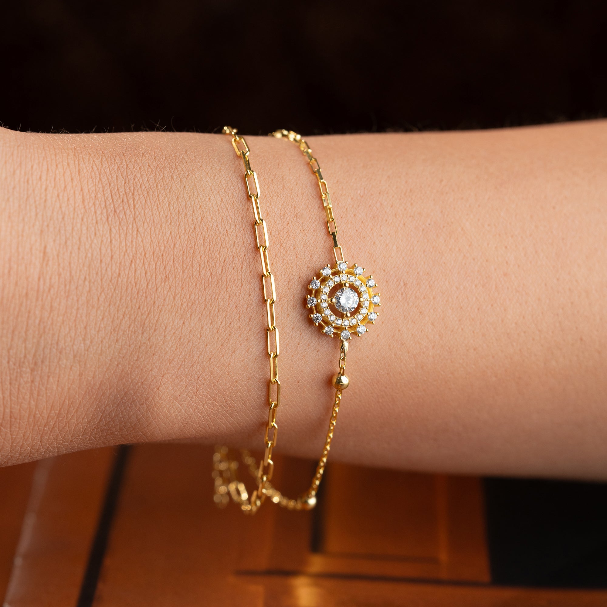 DUO SOLENE ARMKETTE | 925 SILBER