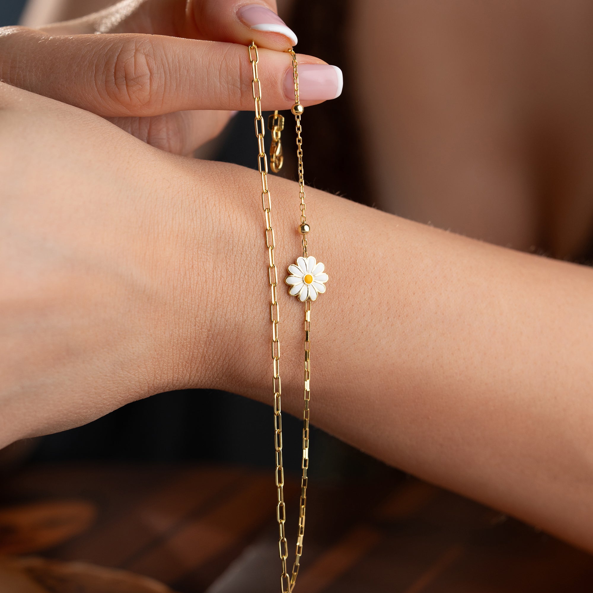 DUO DAISY ARMKETTE | 925 SILBER