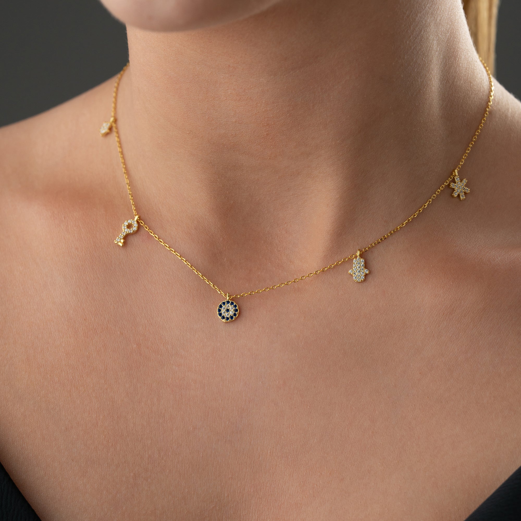 CHARM HALSKETTE | 925 SILBER