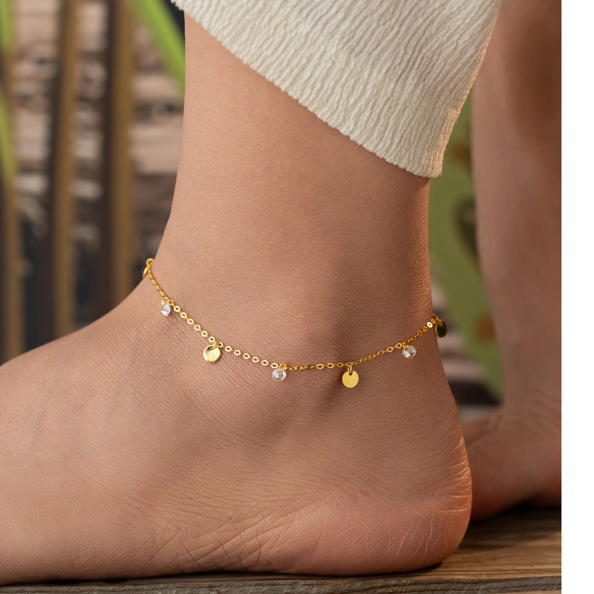 AVELINE FUSSKETTE | 925 SILBER