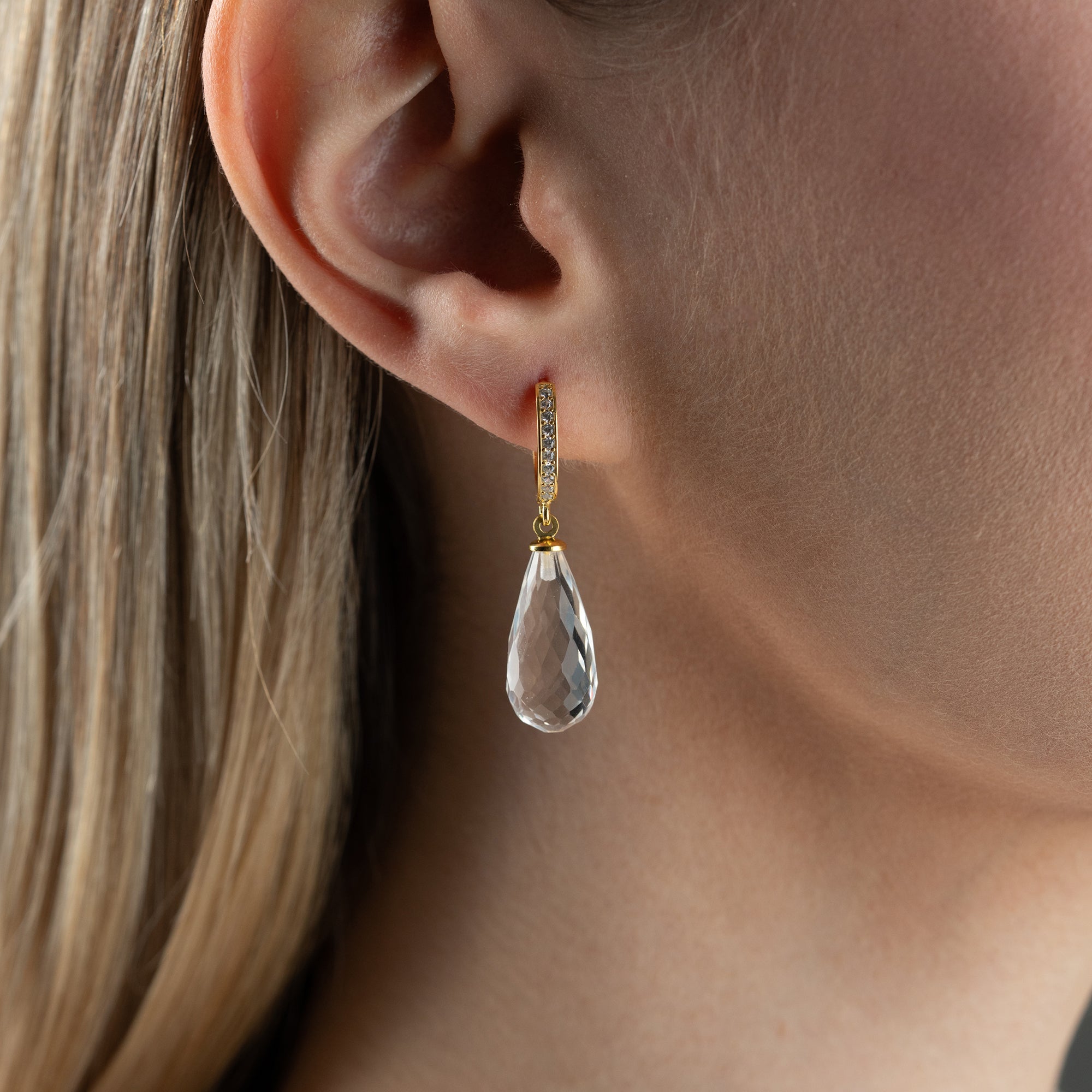 Zirconia Cloverleaf Earrings | 925 Silver
