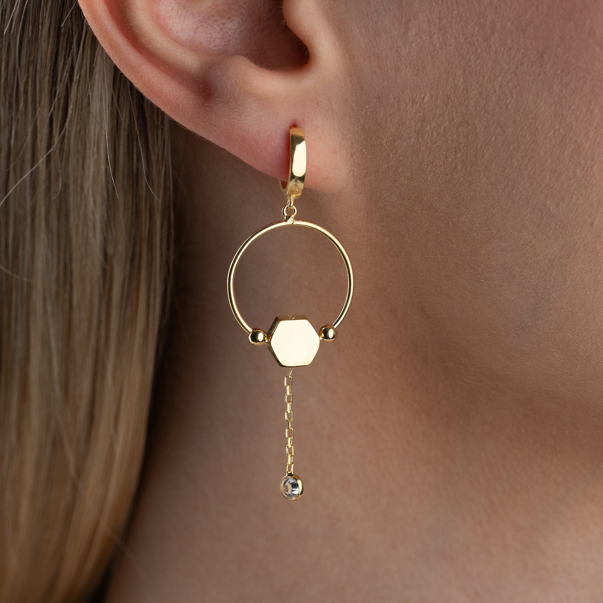 Zirconia Cloverleaf Earrings | 925 Silver