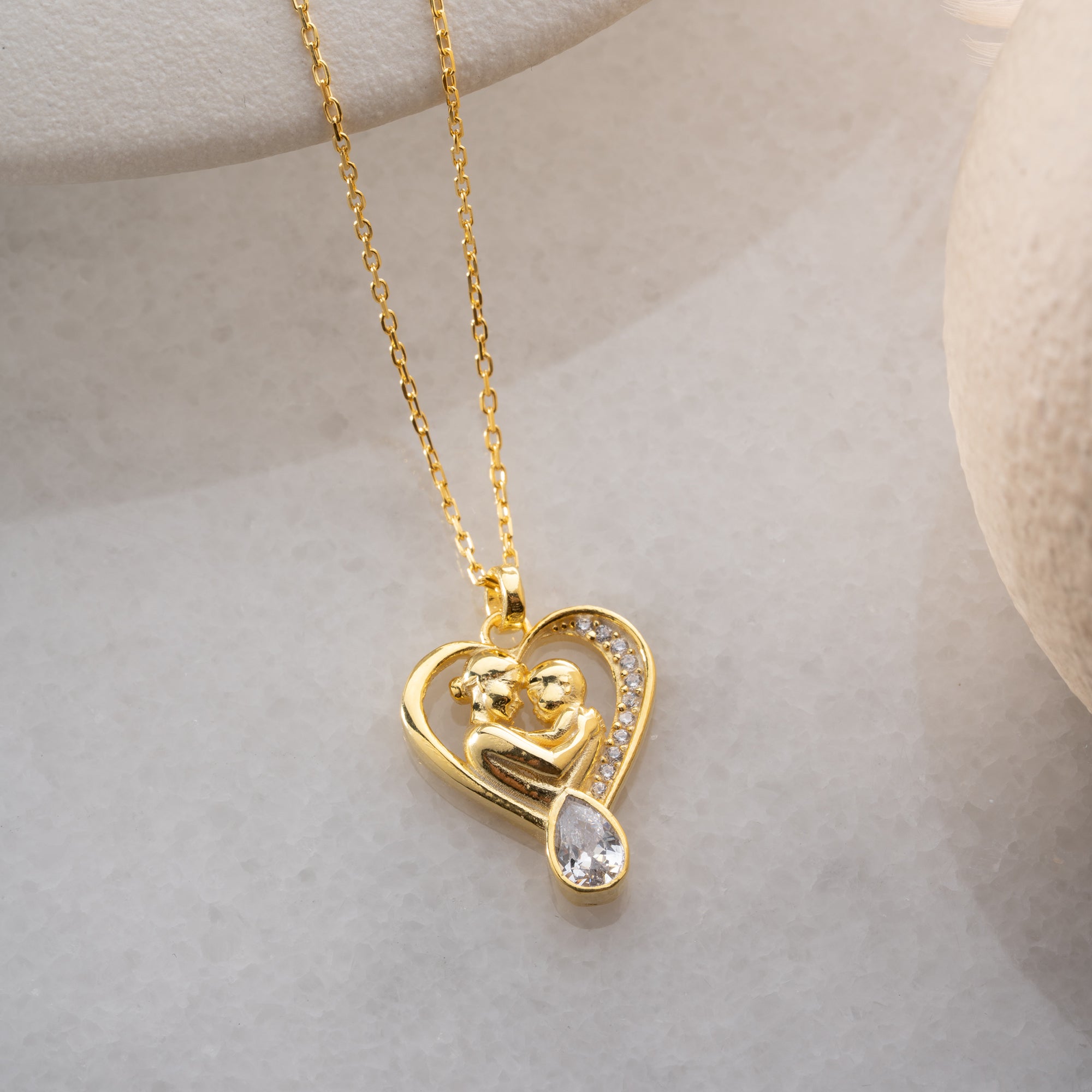 MOM- BABY DROP HALSKETTE | 925 SILBER