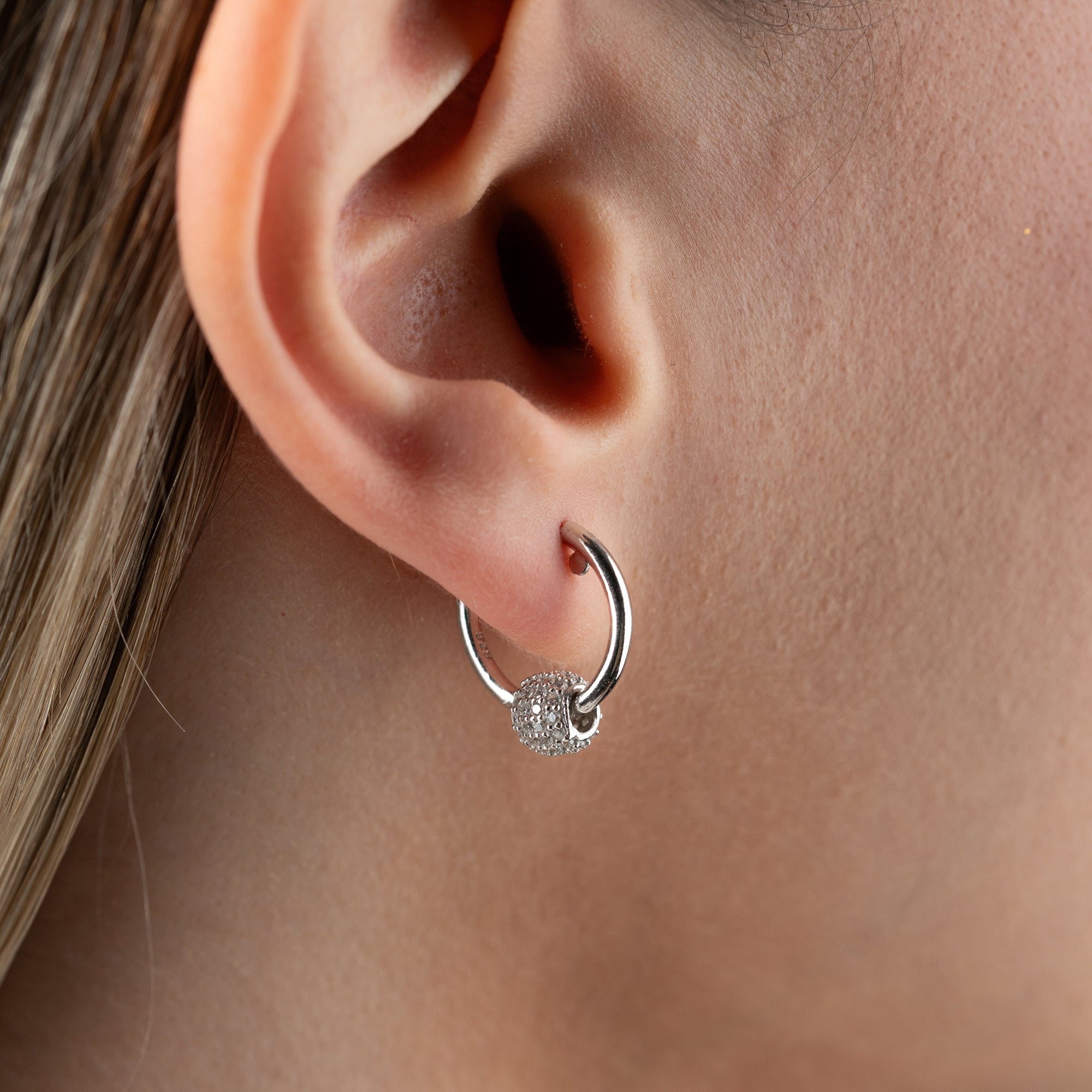 Zirconia Cloverleaf Earrings | 925 Silver
