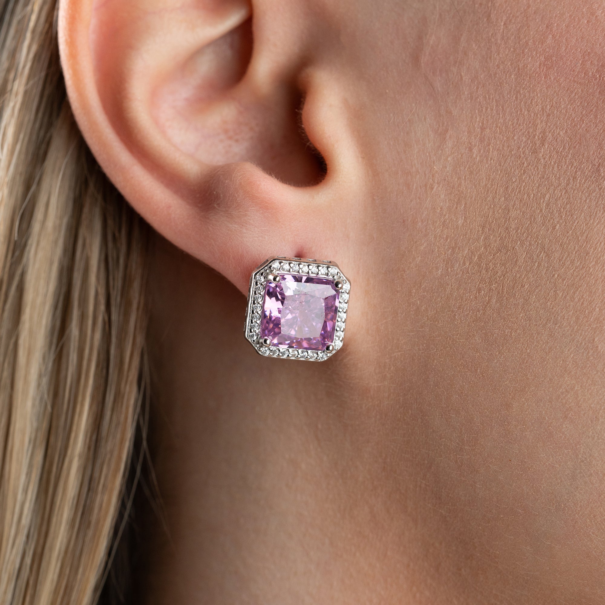 Zirconia Cloverleaf Earrings | 925 Silver