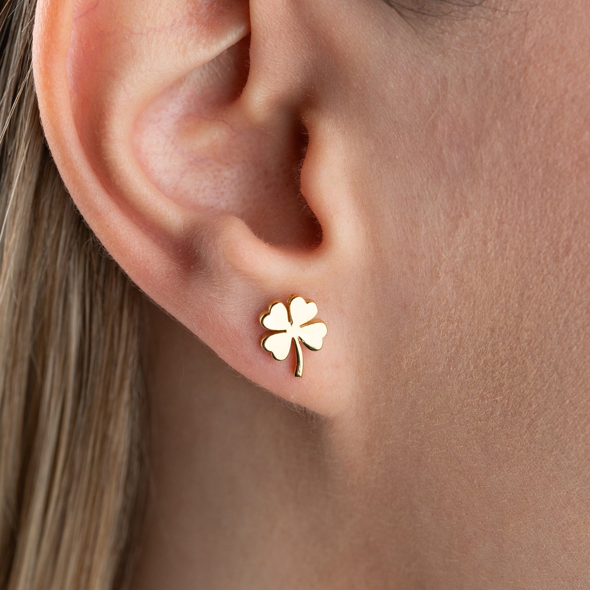 Zirconia Cloverleaf Earrings | 925 Silver