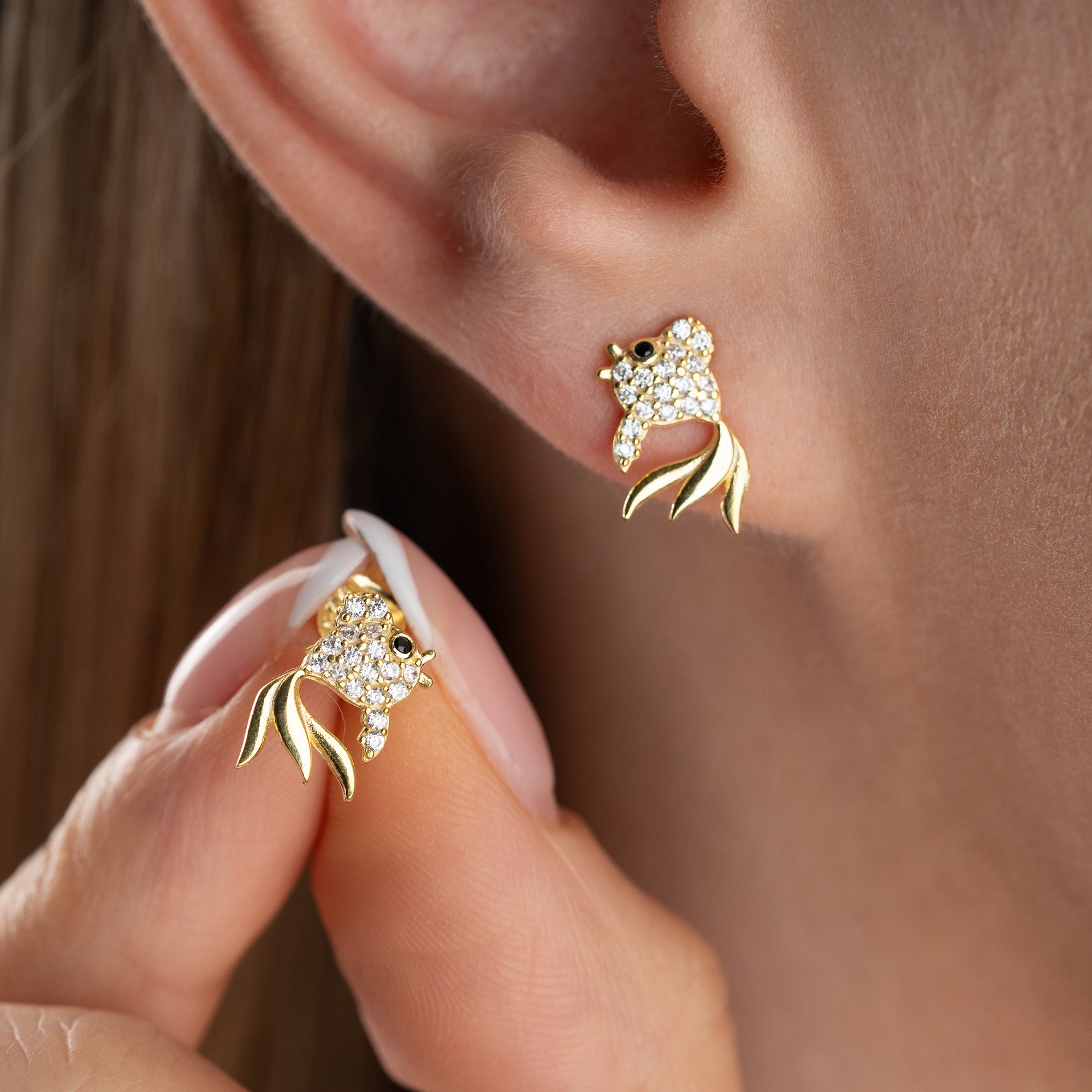 Zirconia Cloverleaf Earrings | 925 Silver