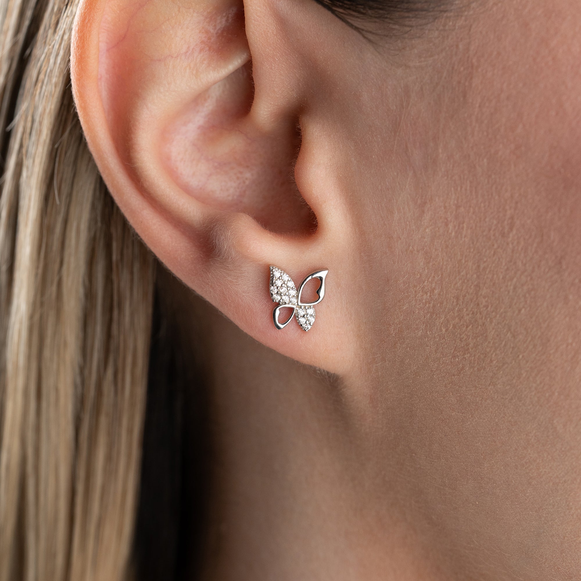 Zirconia Cloverleaf Earrings | 925 Silver