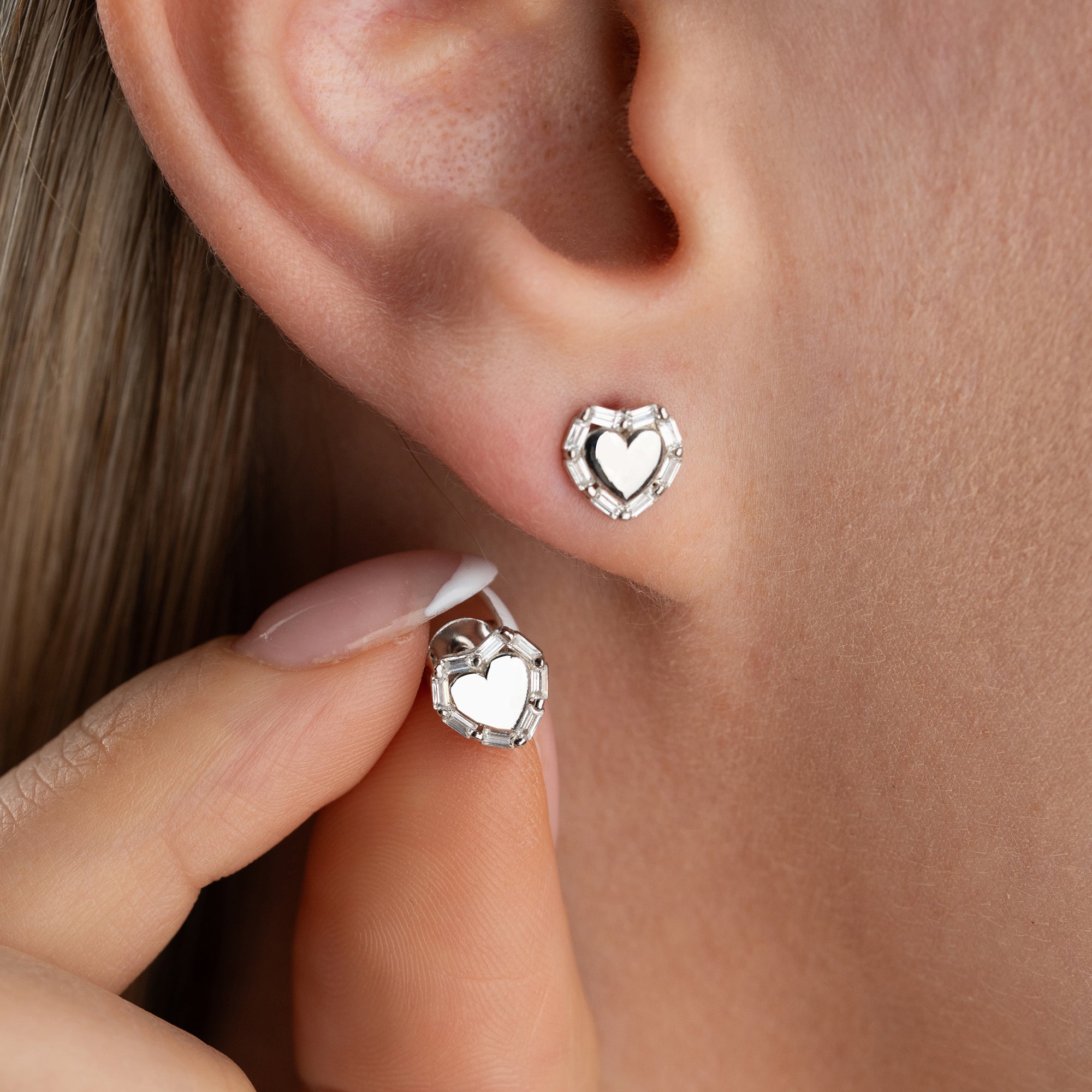 Zirconia Cloverleaf Earrings | 925 Silver