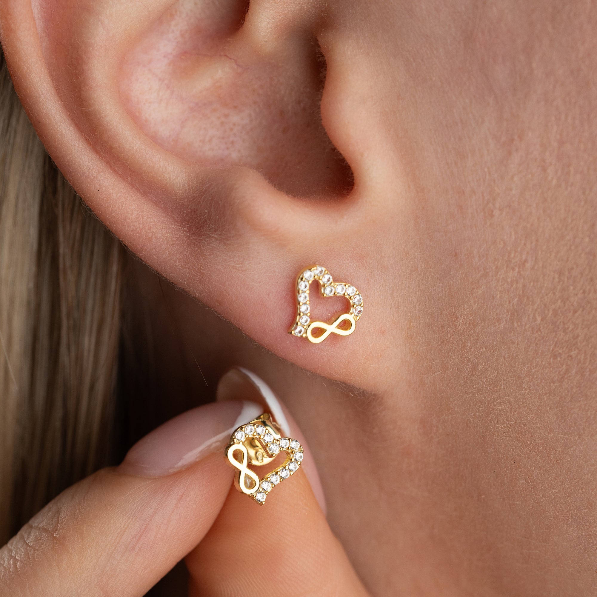Zirconia Cloverleaf Earrings | 925 Silver