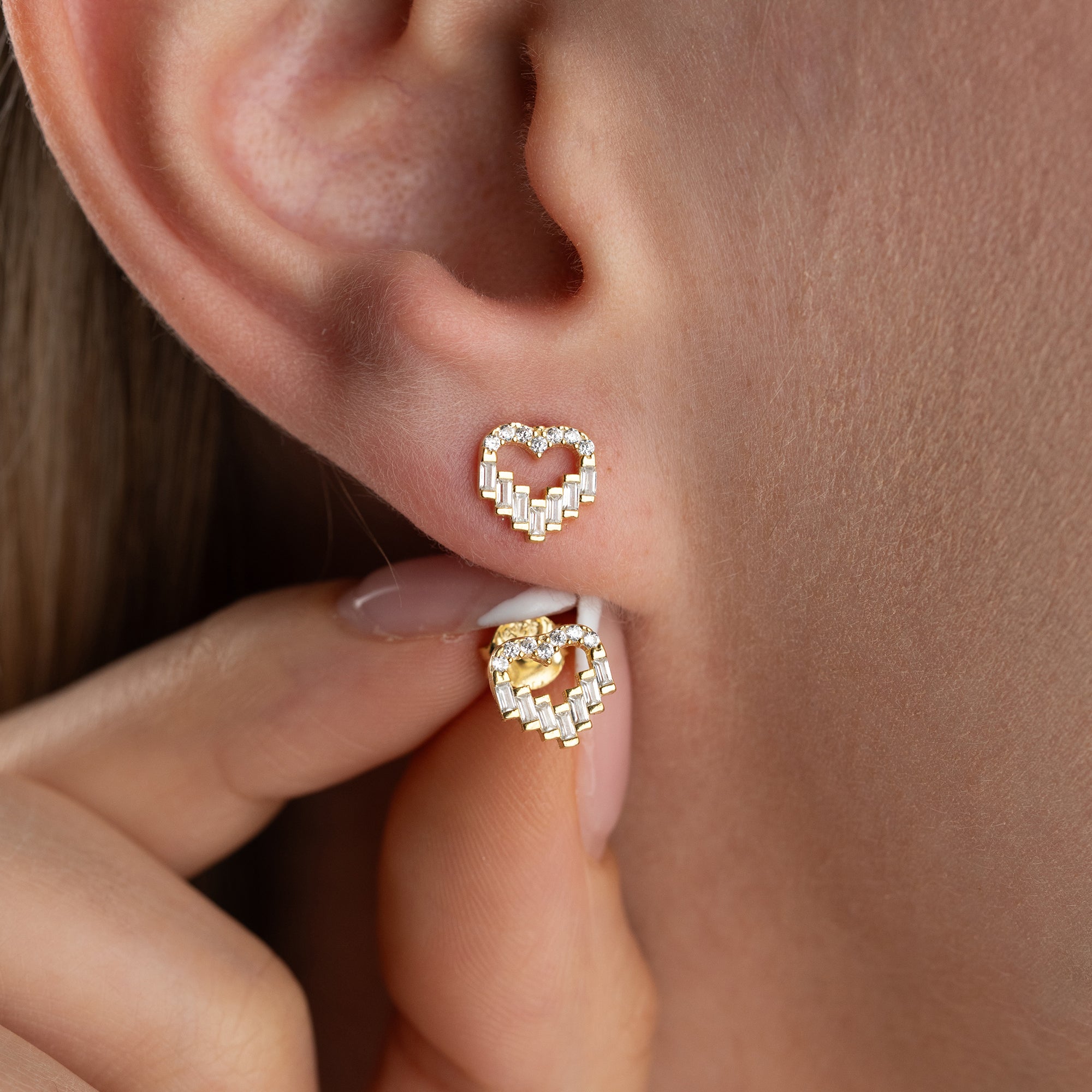Zirconia Cloverleaf Earrings | 925 Silver