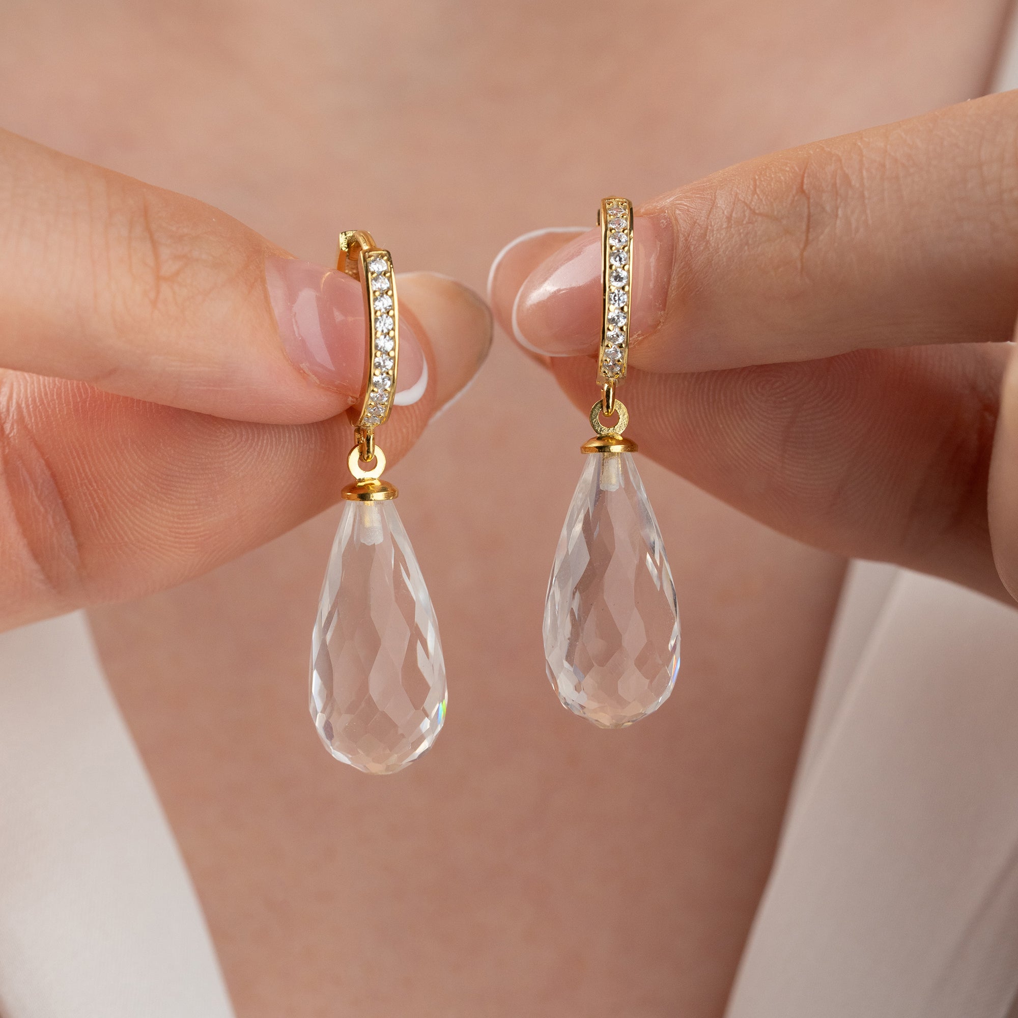 Zirconia Cloverleaf Earrings | 925 Silver